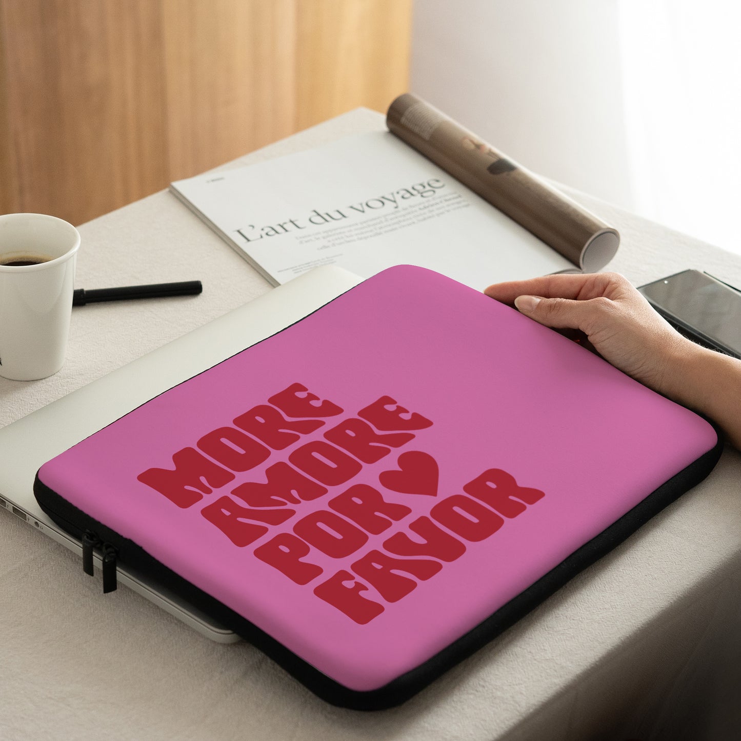 Laptophoes Objecten 15 inch More amor por favor foto N° 2