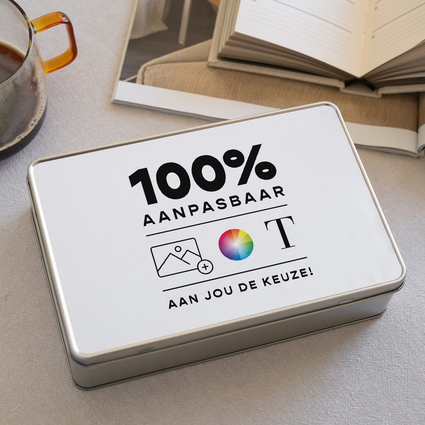 Metalen doos Objecten Rechthoek Do It Yourself foto N° 2