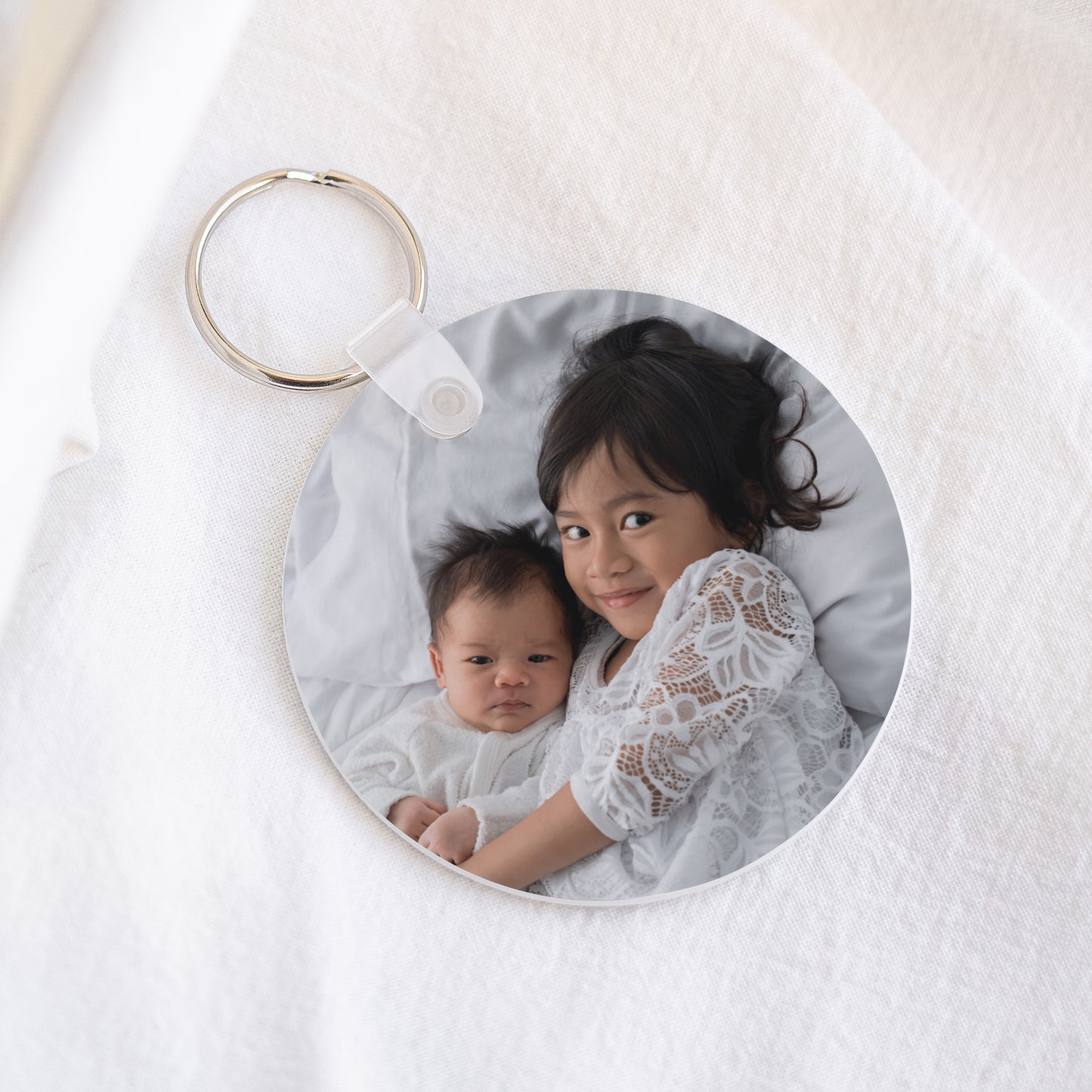 Sleutelhanger Objecten Rond Geluk achter slot en grendel foto N° 1
