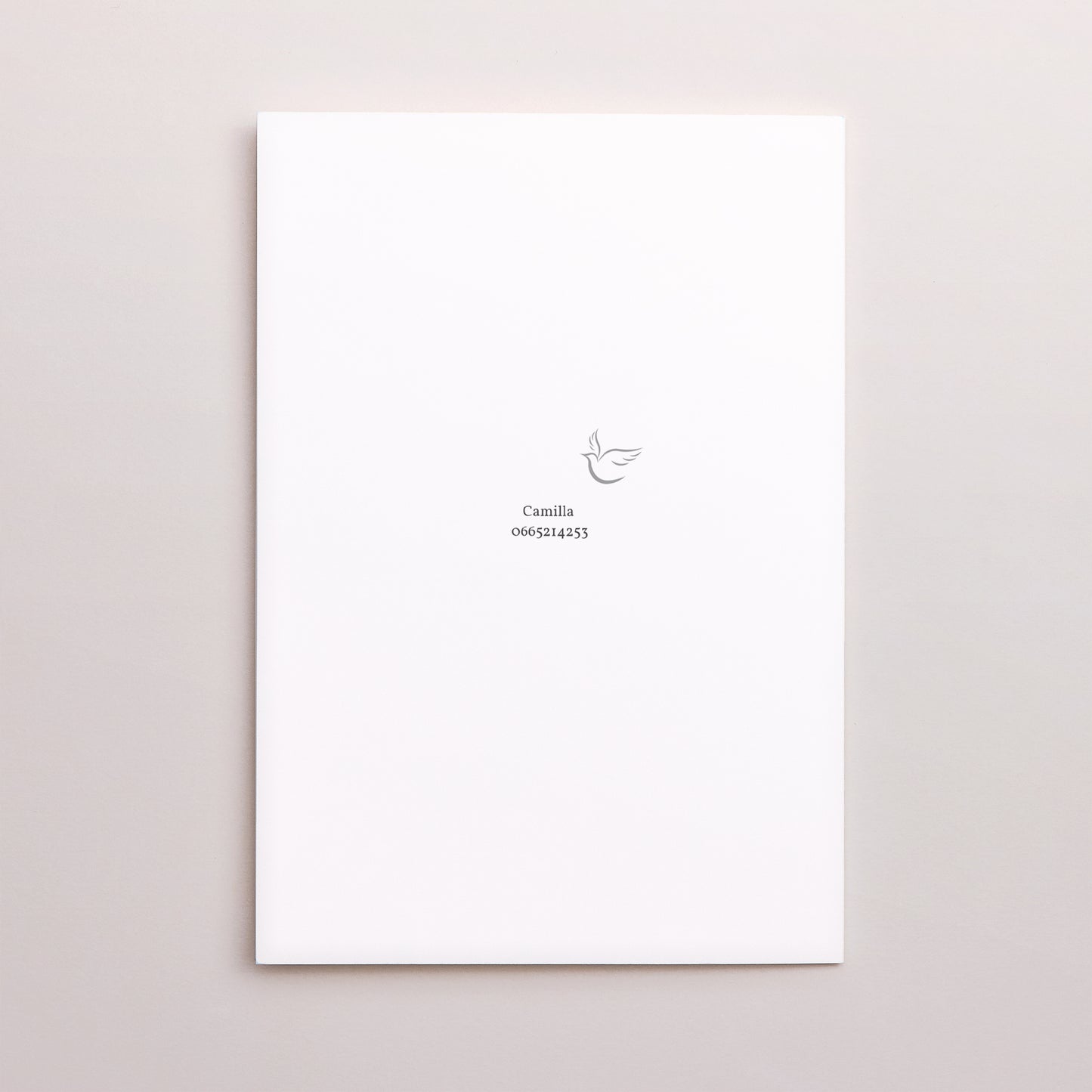 Uitnodigingskaart Doop Dubbel portretvenster Typografie foto N° 3