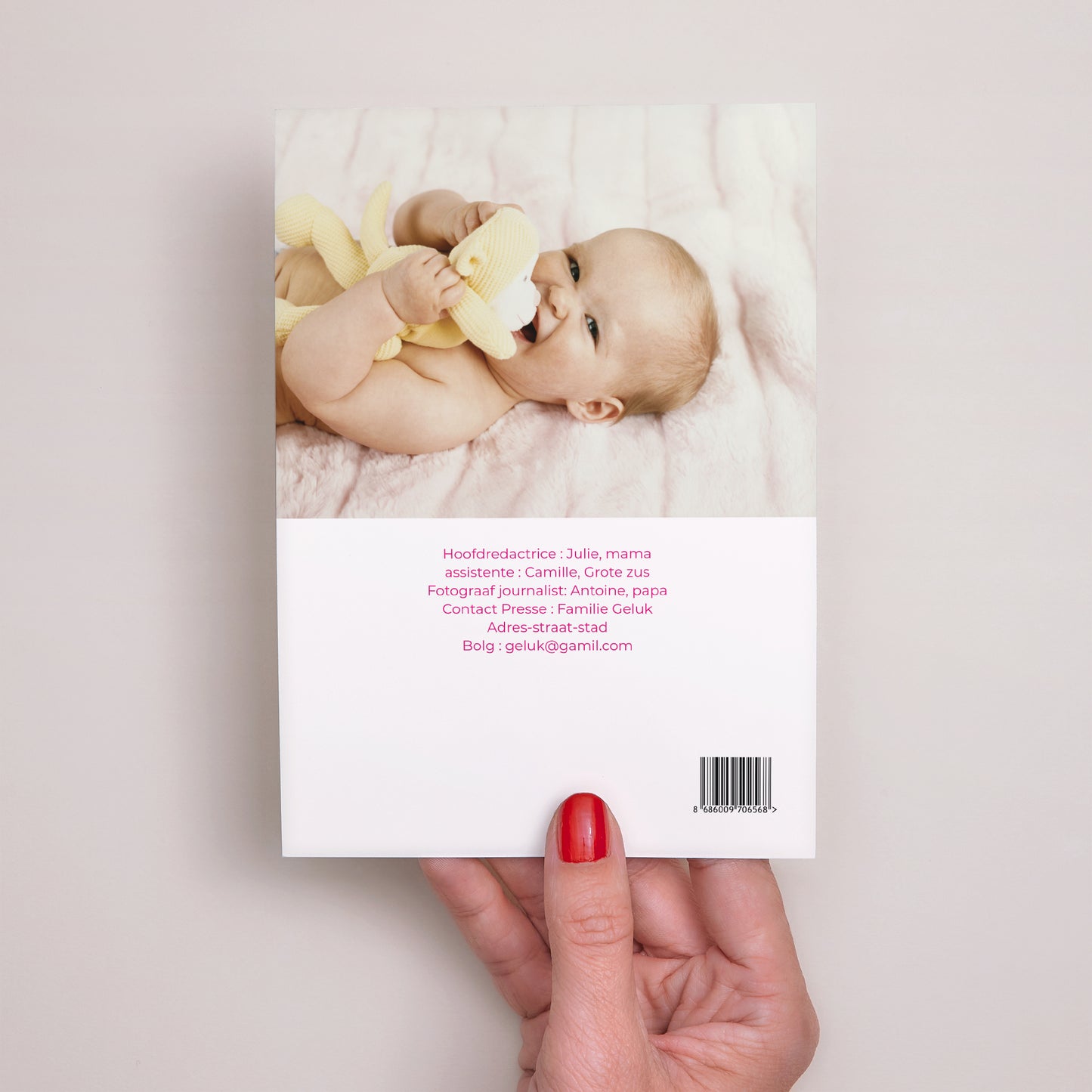 Uitnodigingskaart Geboorte Ici Bébé foto N° 3