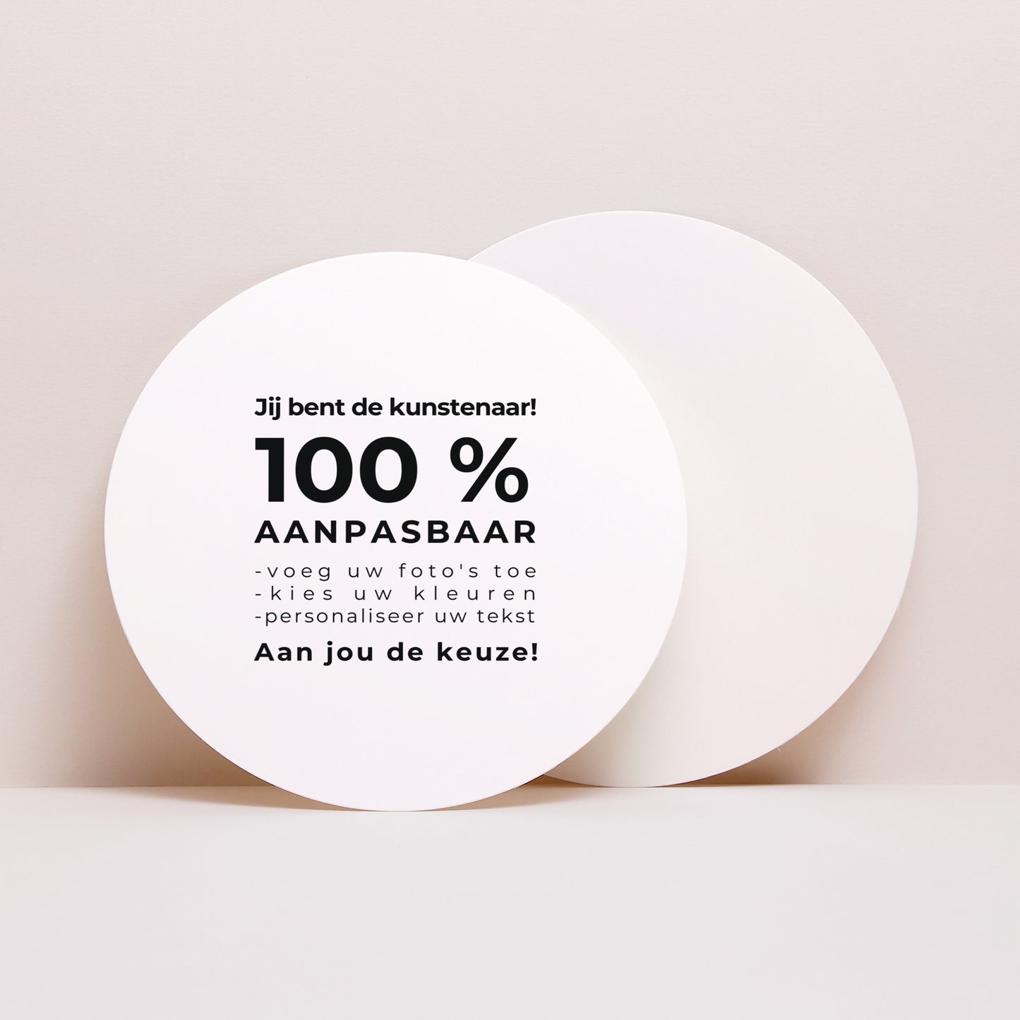 Uitnodigingskaart Doop Rond Do It Yourself II foto N° 1