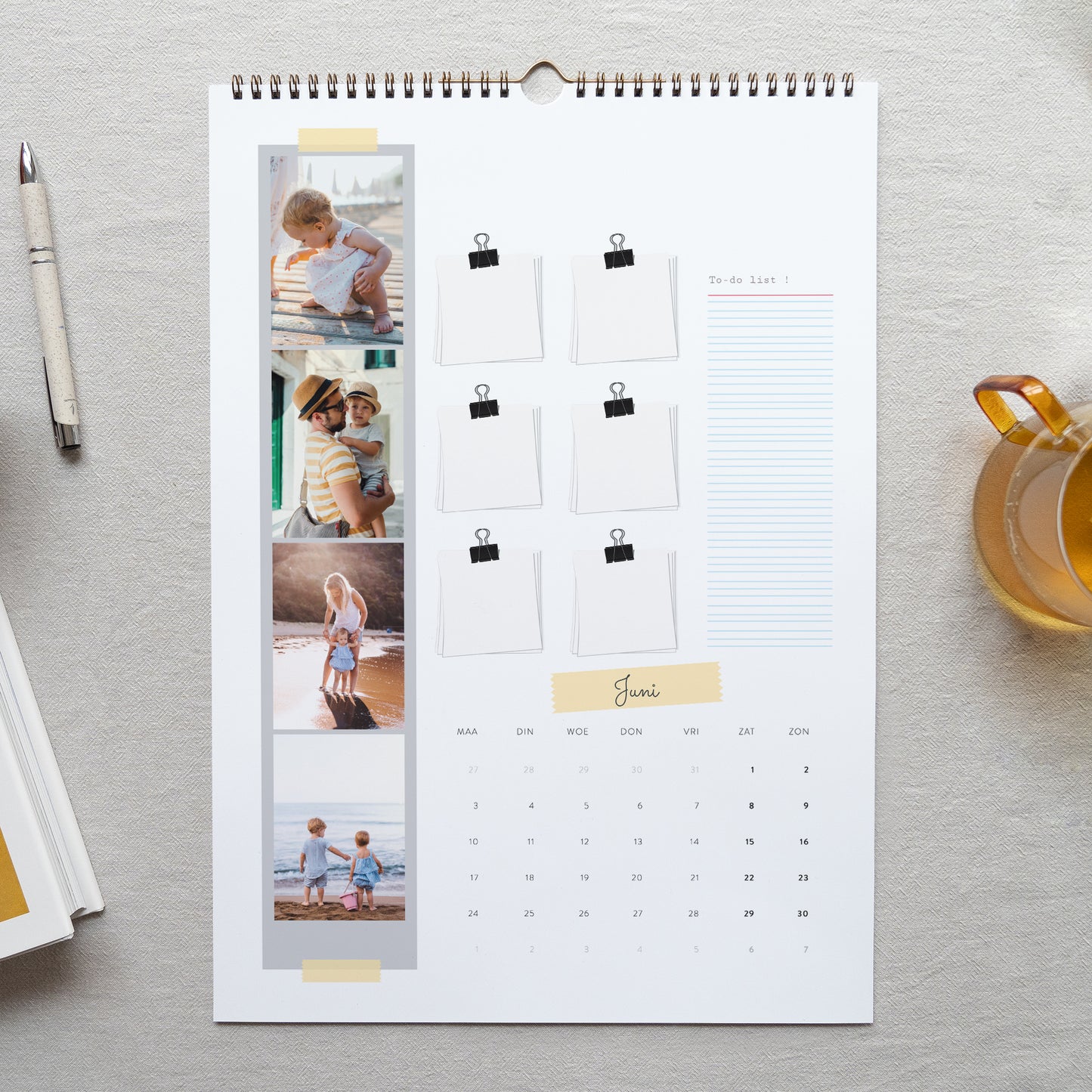 Kalender Eindejaar Muraal A3 Grootouders foto N° 2