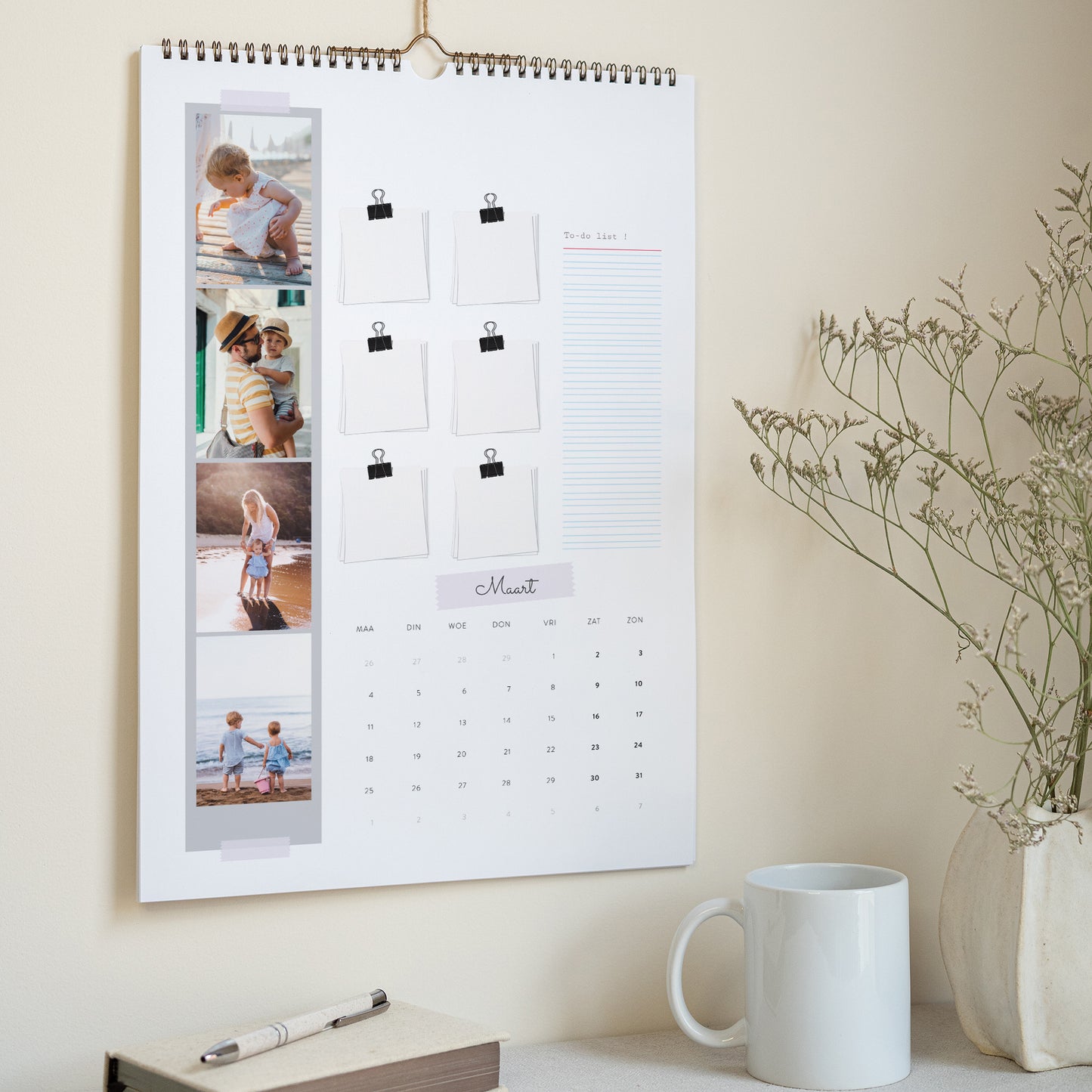 Kalender Eindejaar Muraal A3 Grootouders foto N° 3