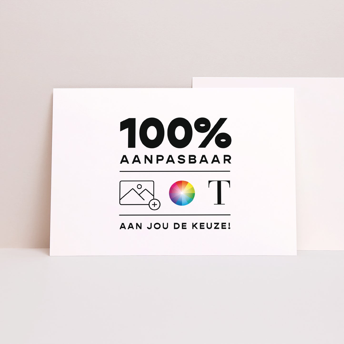 Wenskaart Eindejaar Landschap Doe Het Zelf III foto N° 1