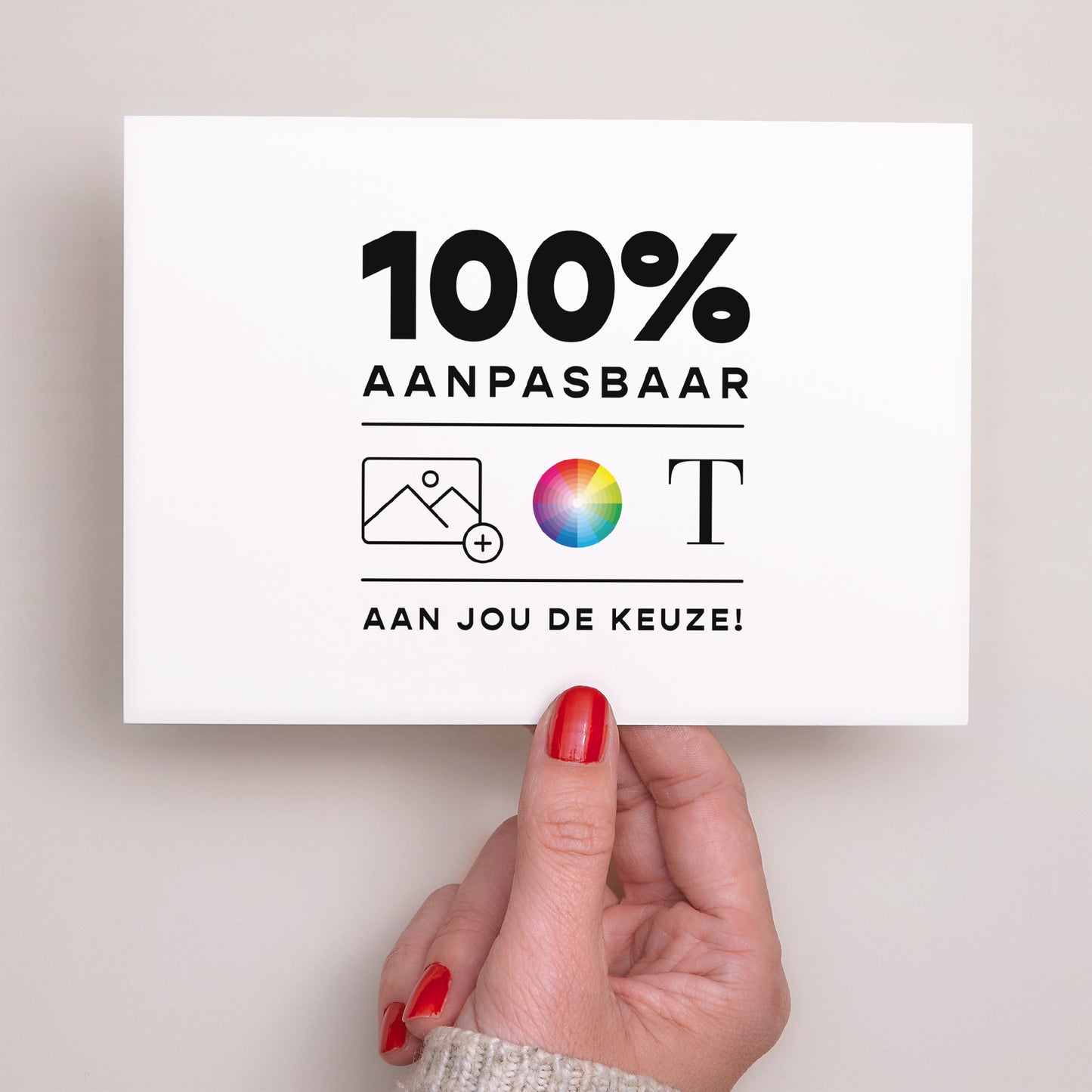 Wenskaart Eindejaar Landschap Doe Het Zelf III foto N° 3