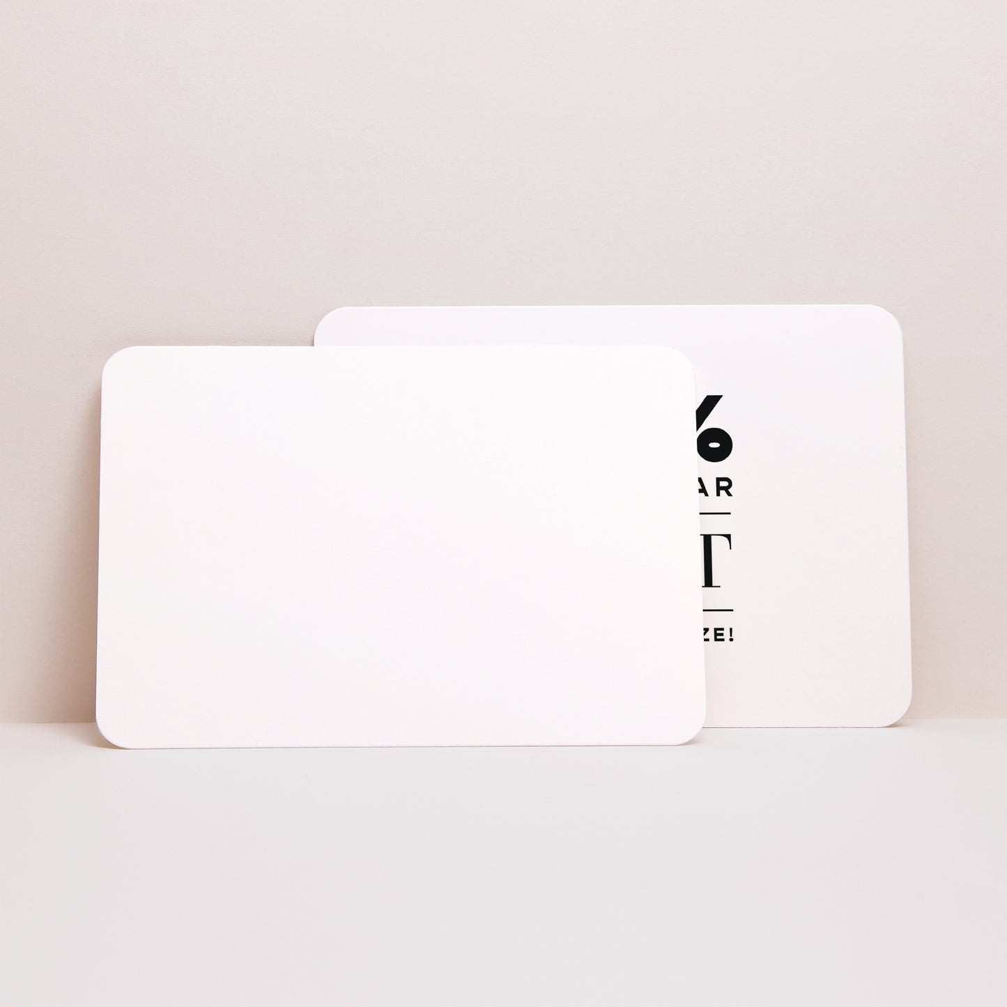 Wenskaart Eindejaar Landschap, afgeronde randen Doe Het Zelf III foto N° 3