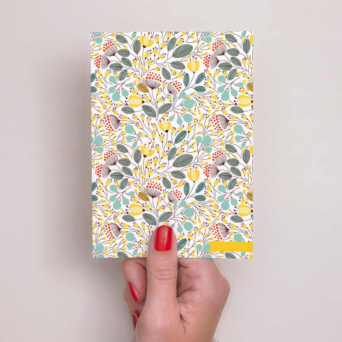 Save the date kaart Huwelijk Portret Veldbloemen foto N° 3