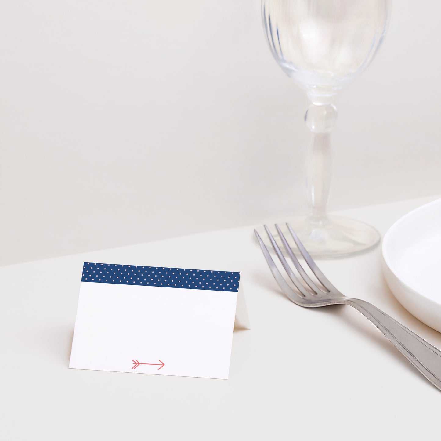 Naamkaartjes Huwelijk 2 luiken Roze, nachtblauw foto N° 2