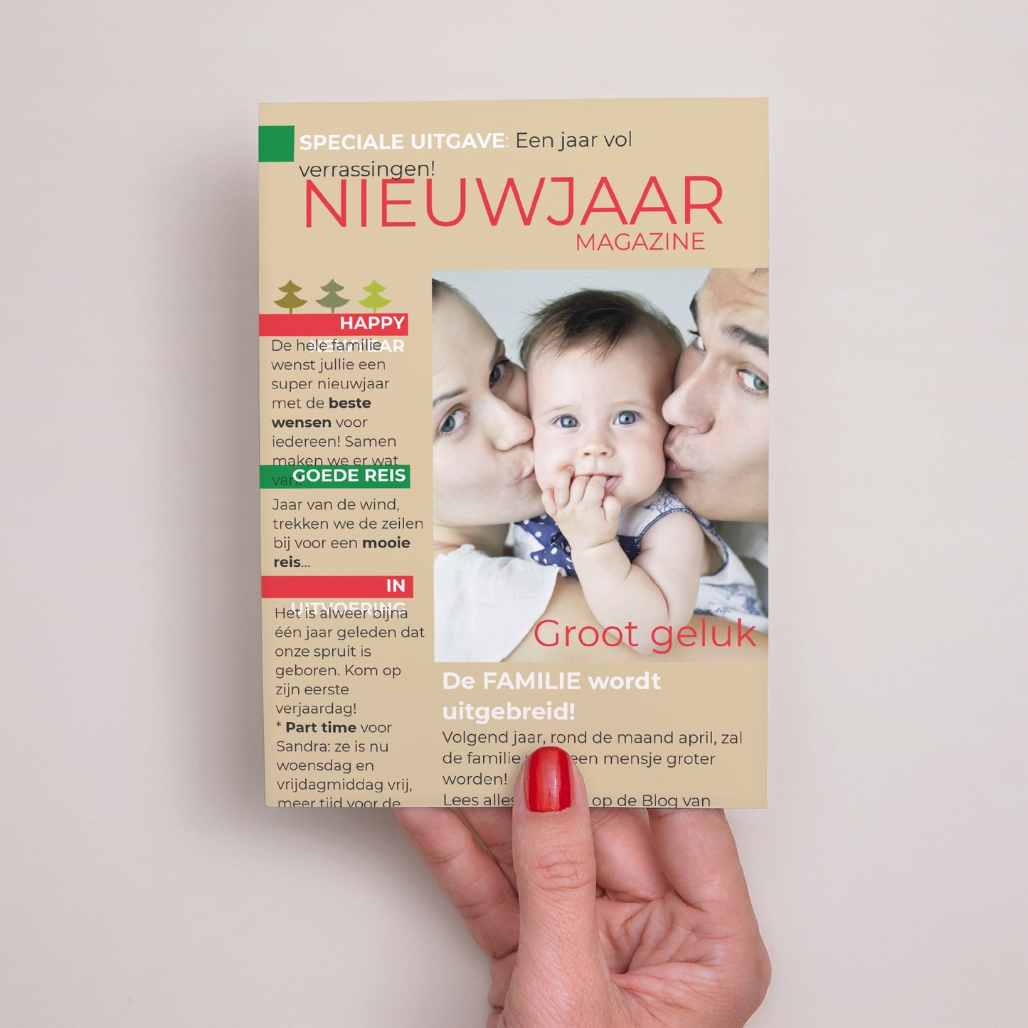 Wenskaart Eindejaar Een goed jaar foto N° 2