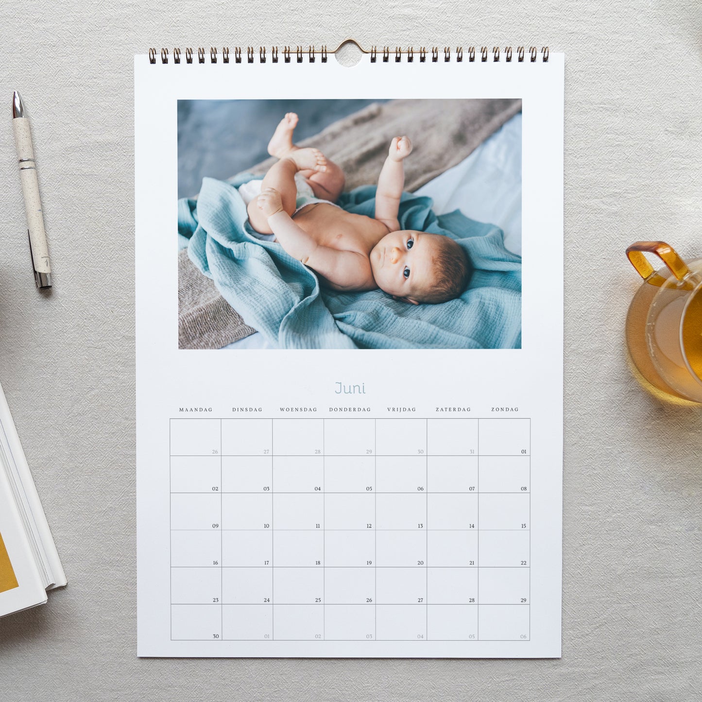 Kalender Eindejaar Muraal A3 Sterren foto N° 2