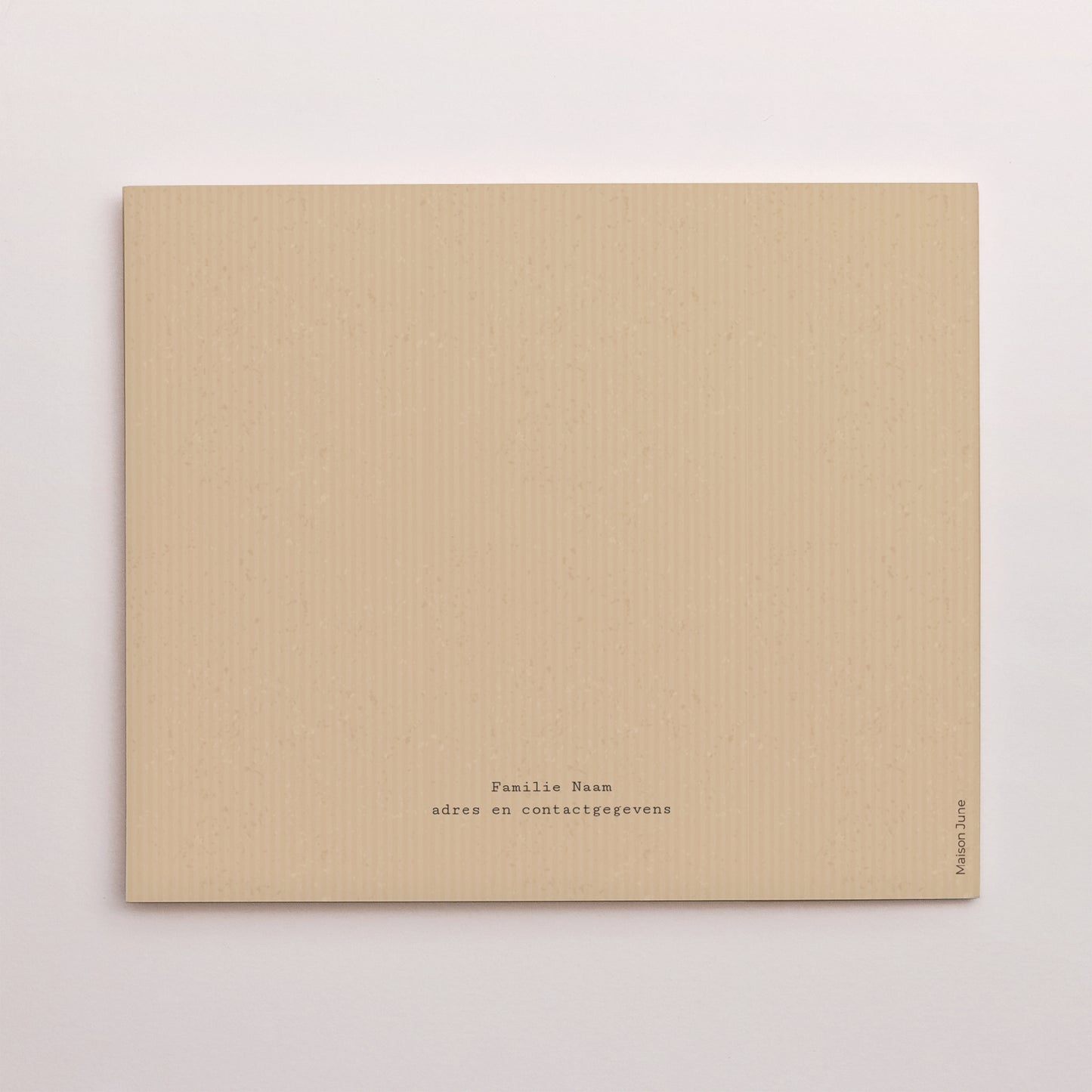 Uitnodigingskaart Geboorte Twee asymmetrische panelen Ticket Naissance foto N° 3