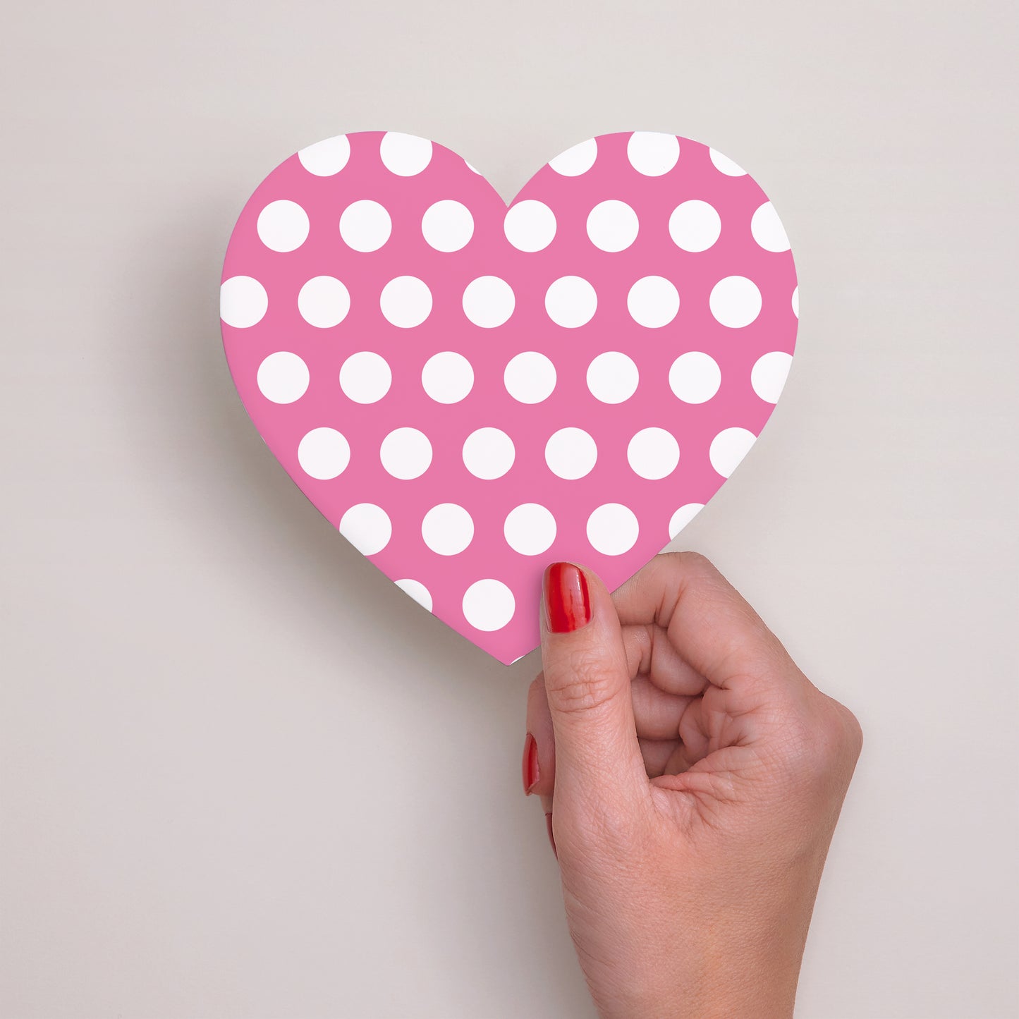 Bedankkaart Geboorte Hart Klein roze hart foto N° 3