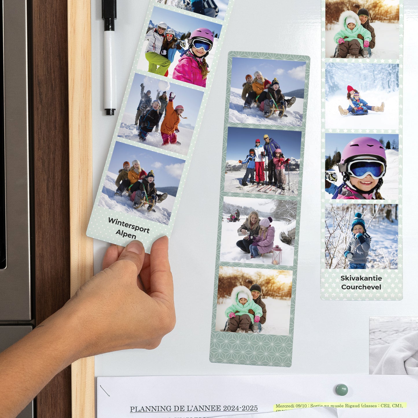 Fotoprint Foto's Set van 3, magnetisch. Milde winter foto N° 2