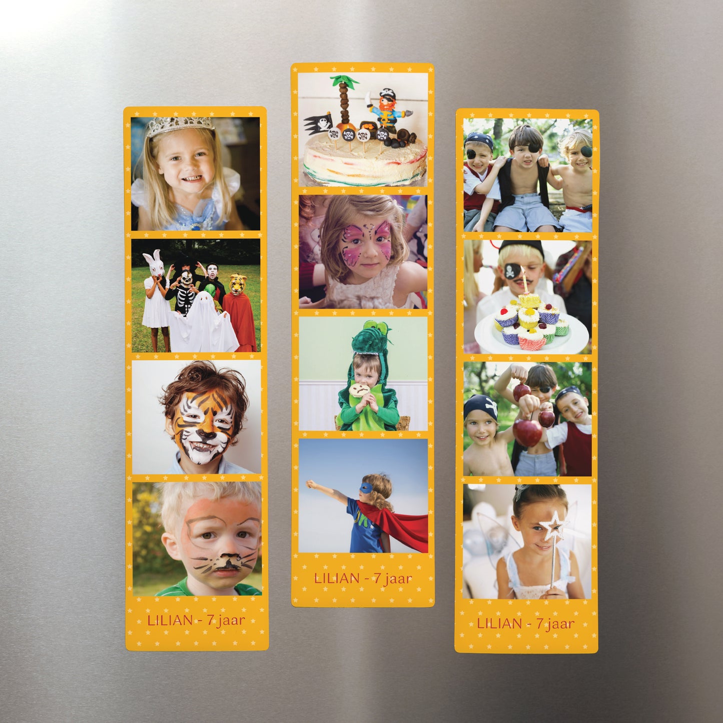 Fotoprint Foto's Set van 3, magnetisch. Kinderverjaardag foto N° 1