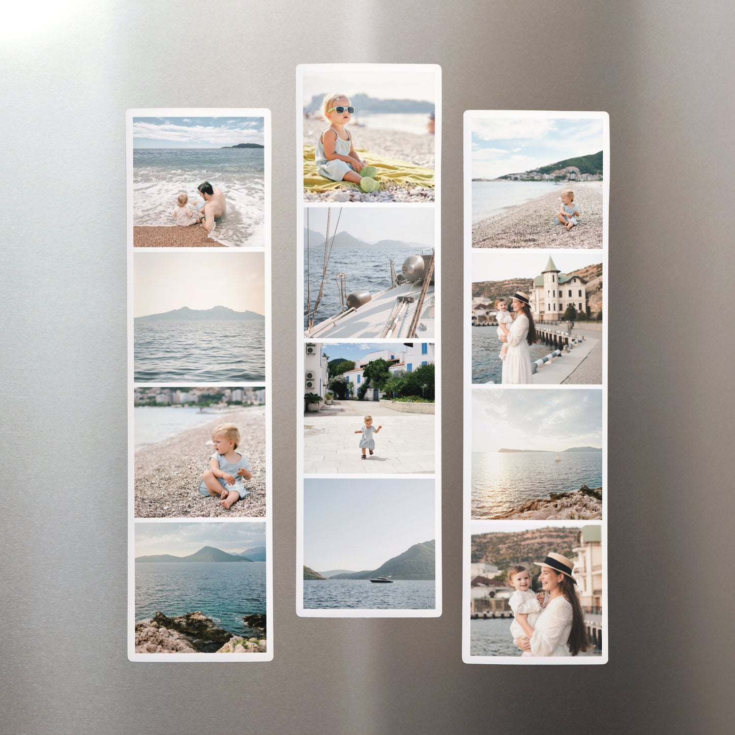 Fotoprint Foto's Set van 3, magnetisch. Klassiek wit foto N° 1