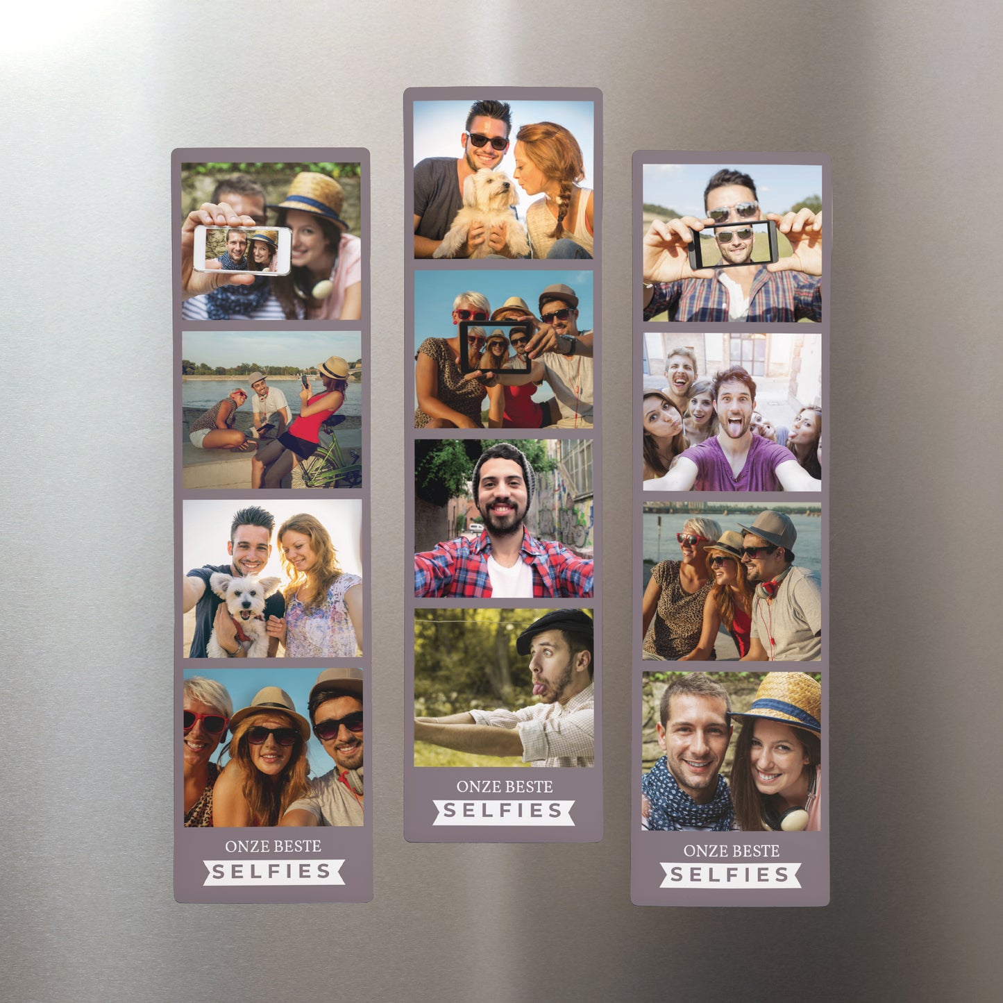 Fotoprint Foto's Set van 3, magnetisch. Selfies, Felfies en plezier foto N° 1