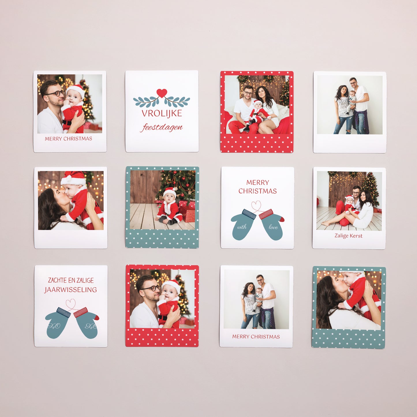 Fotoprint Foto's Set van 12, magnetisch Happy II foto N° 1