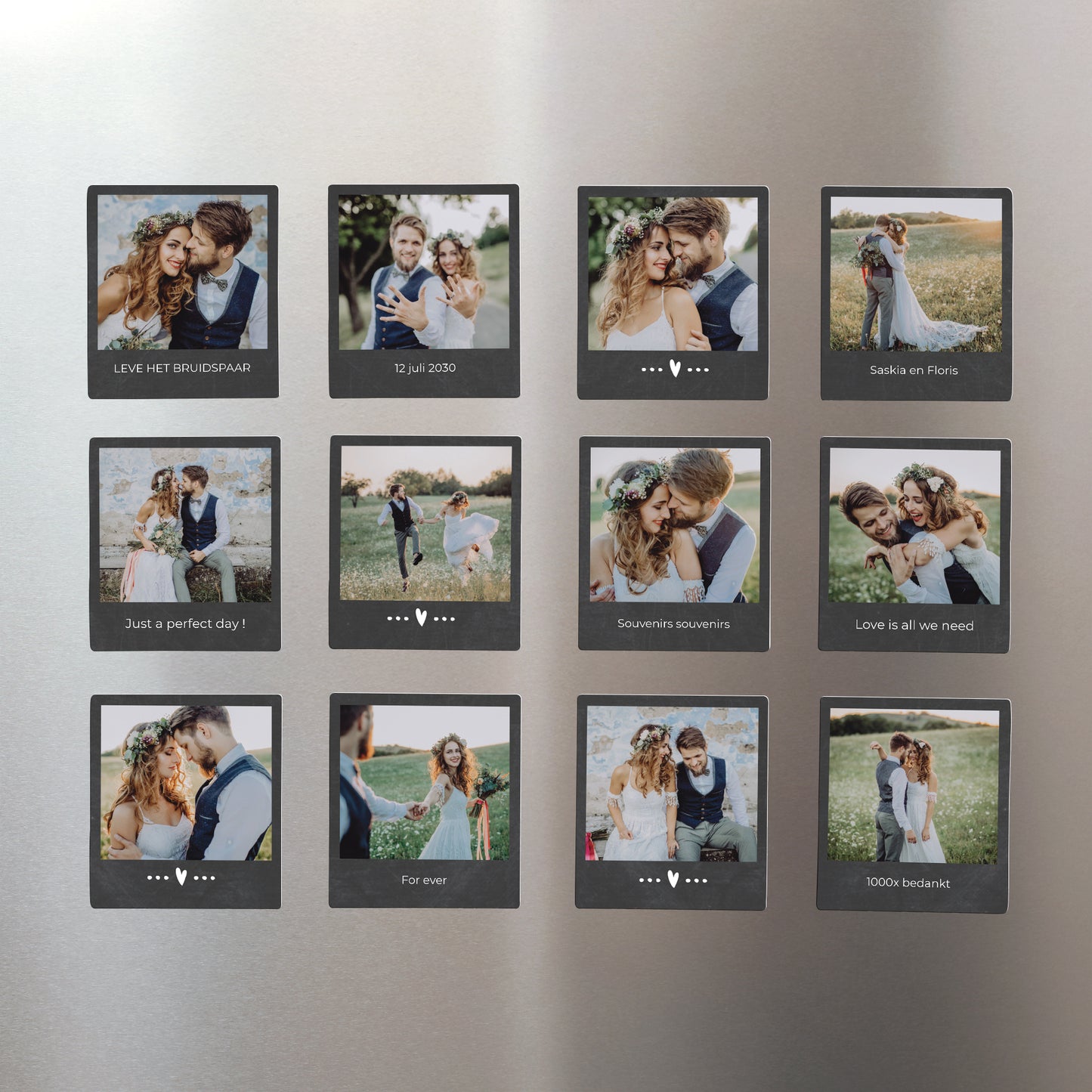 Fotoprint Foto's Set van 12, magnetisch Miniplaten foto N° 1