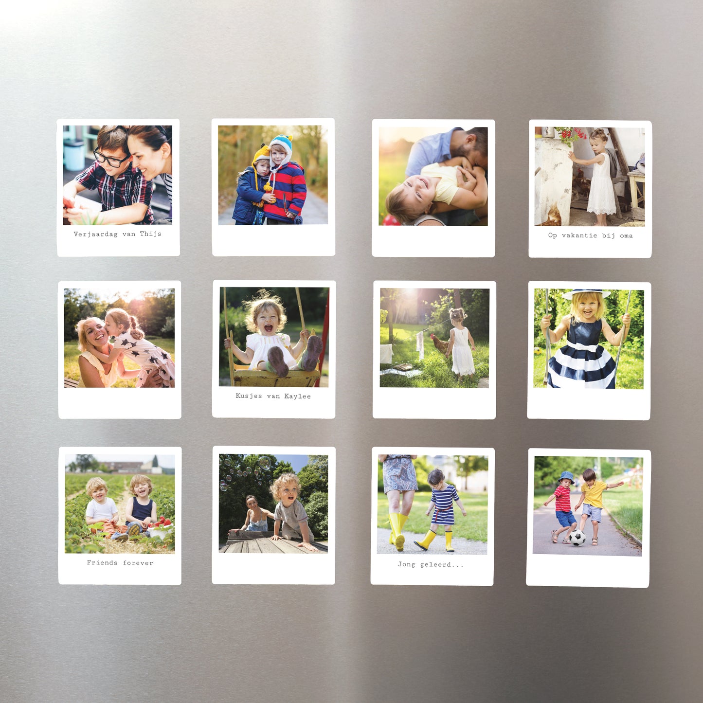 Fotoprint Foto's Set van 12, magnetisch Basis Klassiek Magnetisch foto N° 1