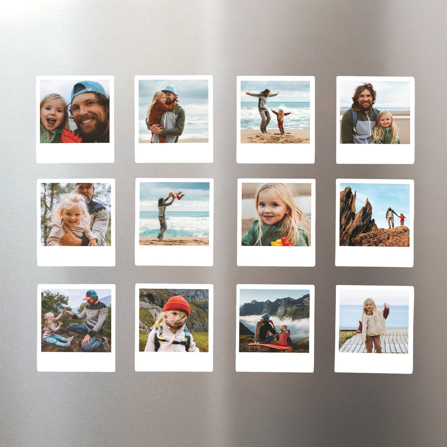 Fotoprint Foto's Set van 12, magnetisch Hoera papa foto N° 1