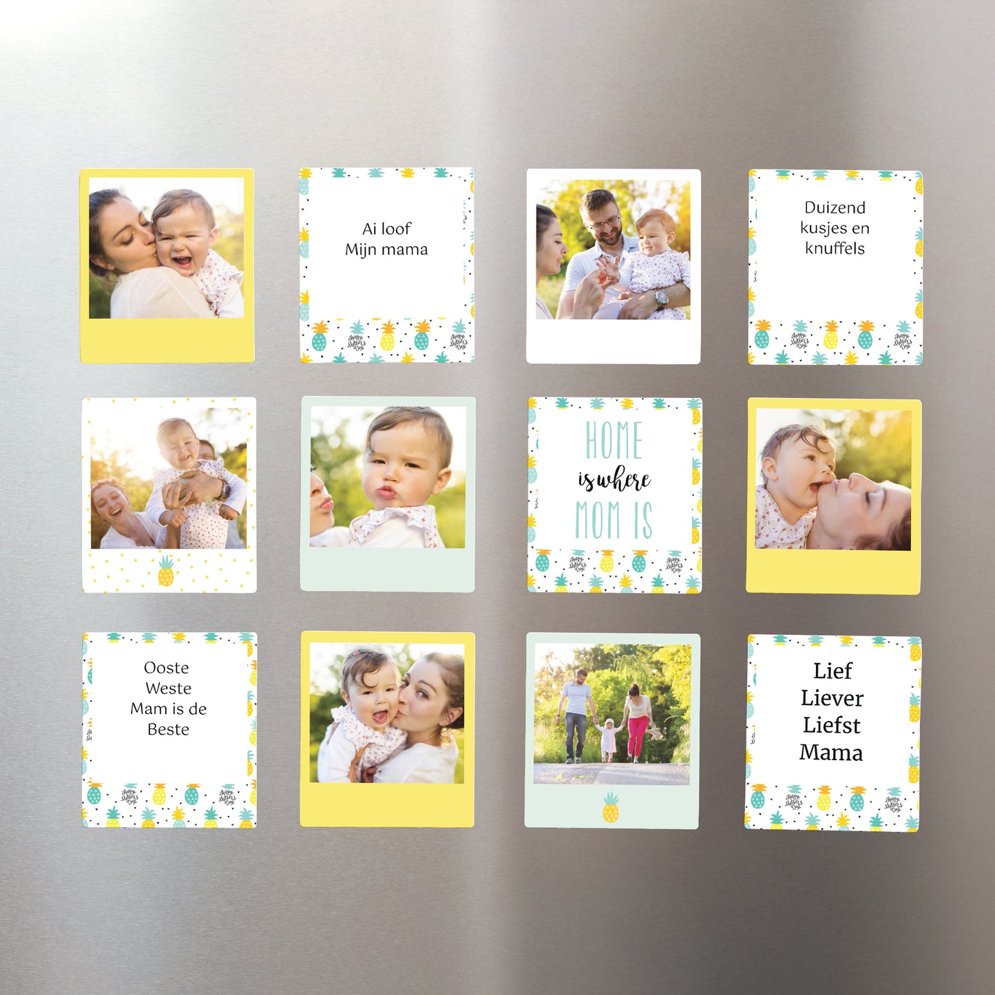 Fotoprint Foto's Set van 12, magnetisch Liefste mama foto N° 1