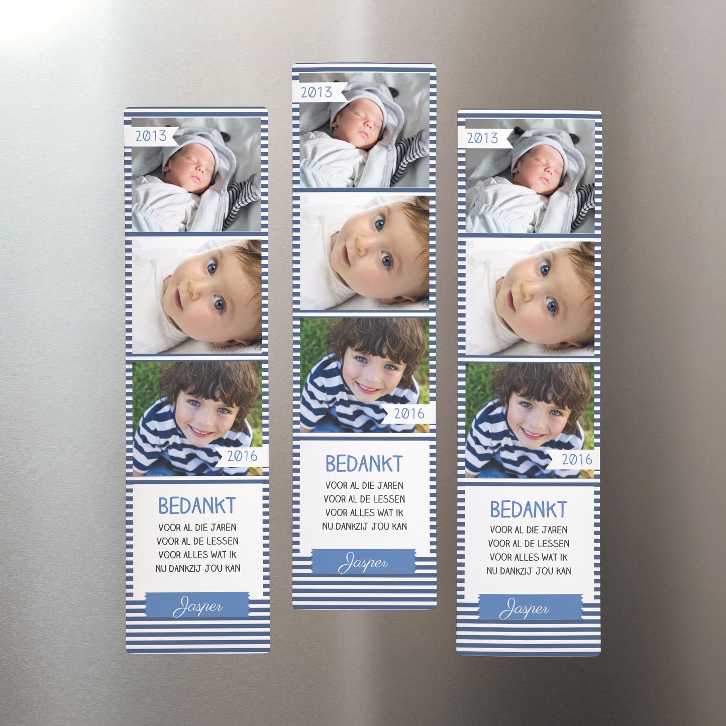 Fotoprint Foto's Set van 3, magnetisch. Dank je, Atsem! foto N° 1