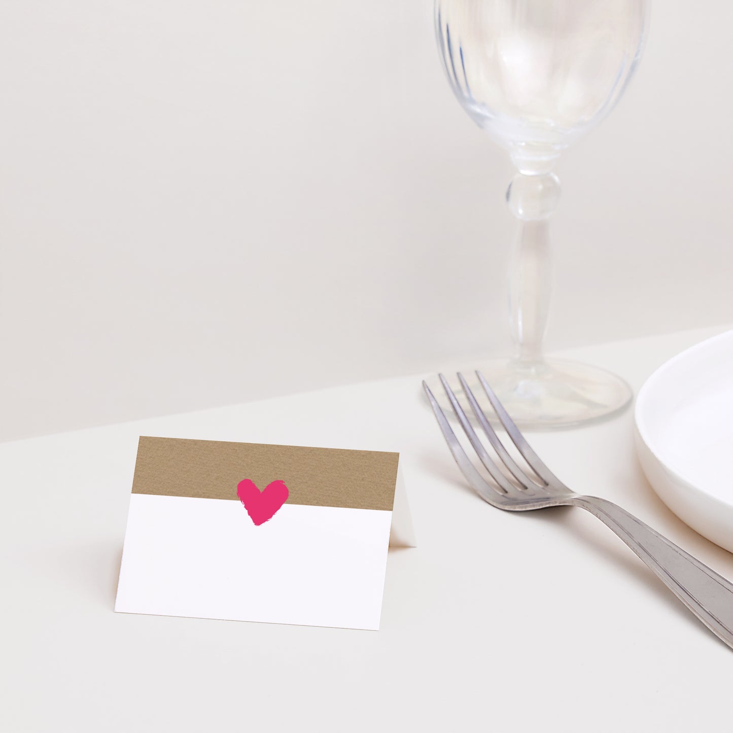 Naamkaartjes Huwelijk 2 luiken Liefdesverhaal foto N° 2