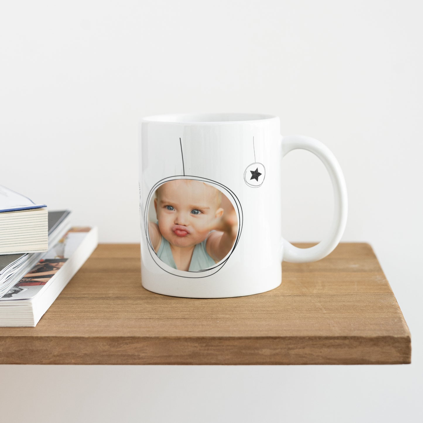 Mok Objecten Wit Kerstballen & sterren foto N° 4