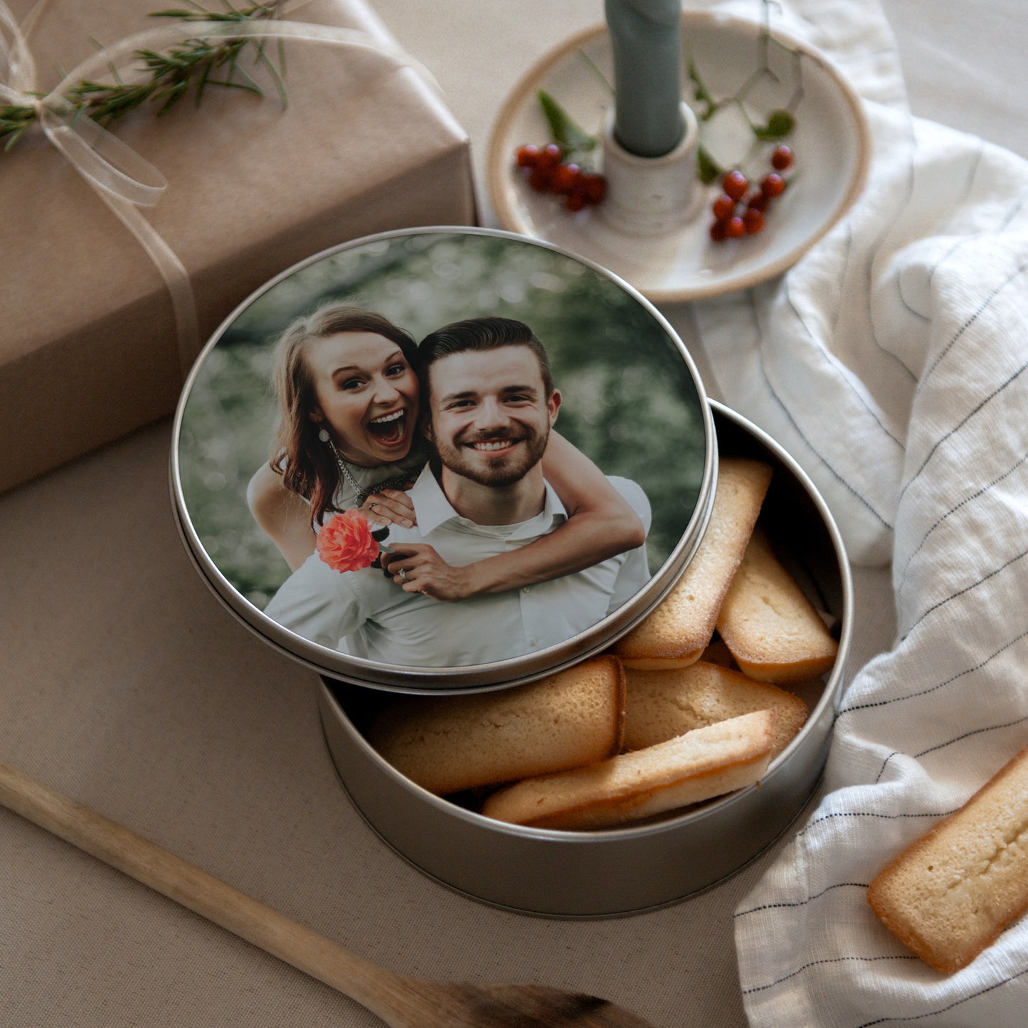 Metalen doos Objecten Ronde Valentijnsdag II foto N° 3