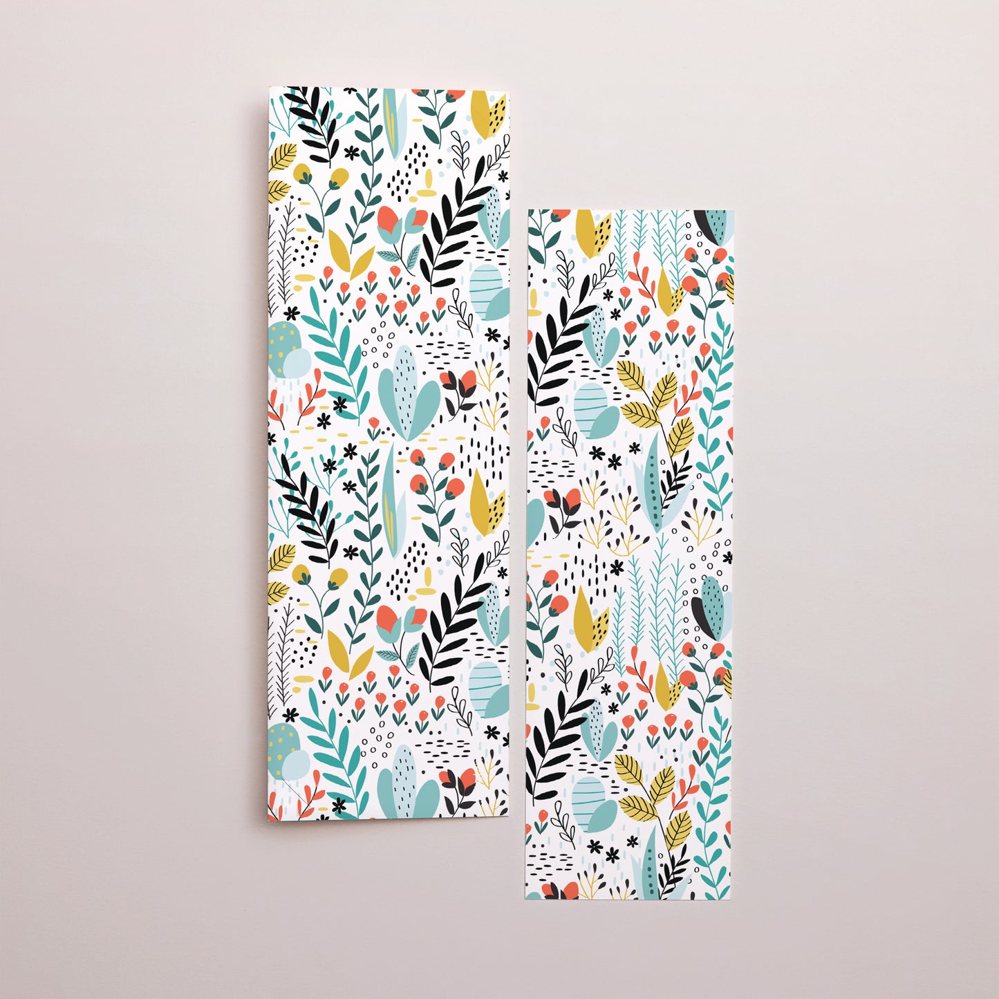 Bedankkaart Huwelijk Fotocabine bladwijzer Wilde weide foto N° 3