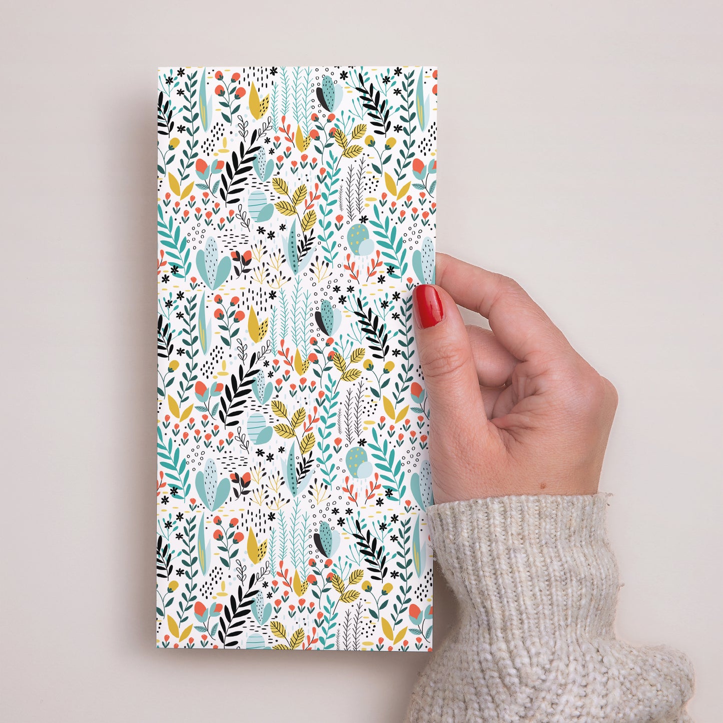 Menukaart Huwelijk Panoramisch portret Wilde weide foto N° 3