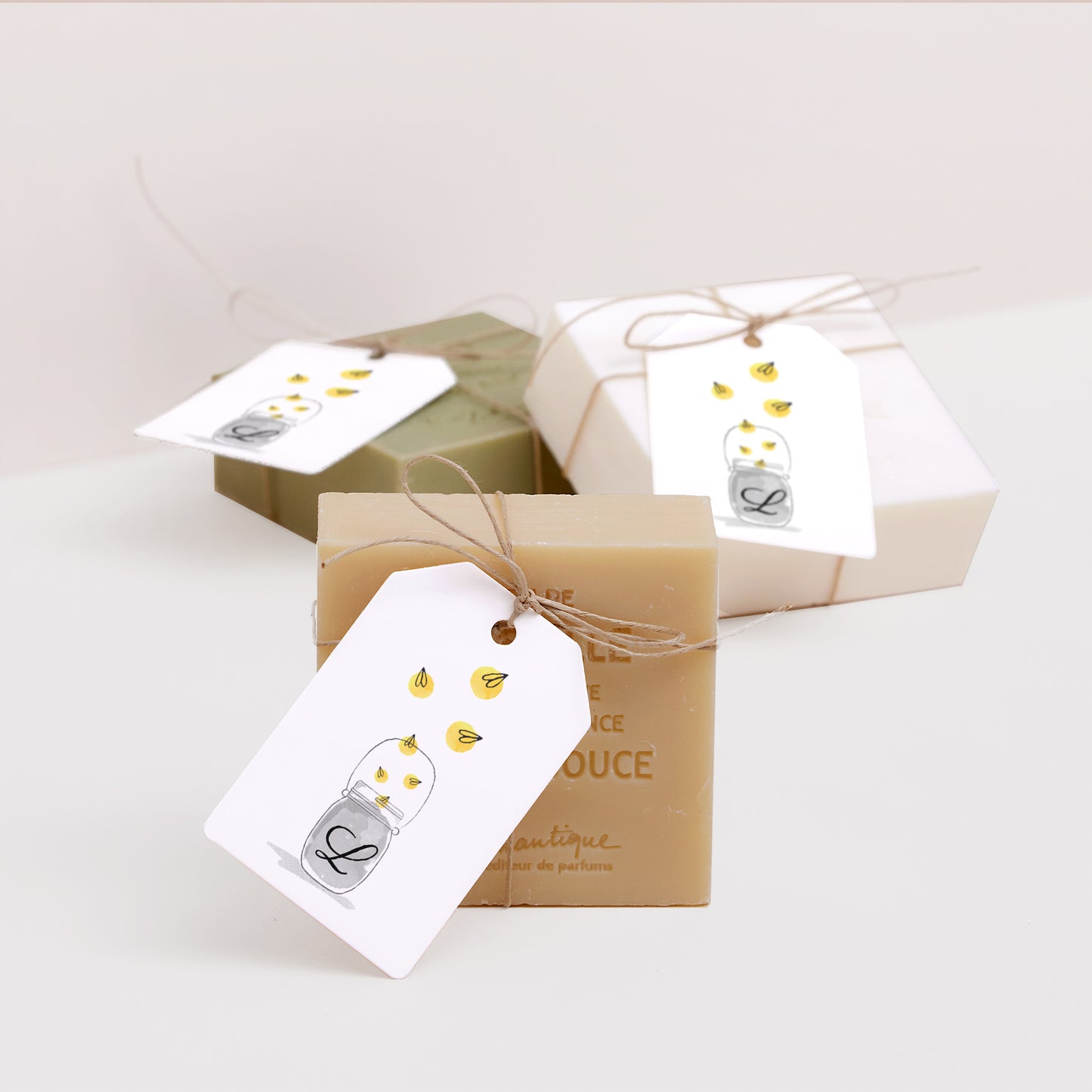 Cadeaulabel Geboorte Vlag Luciole lucy foto N° 2
