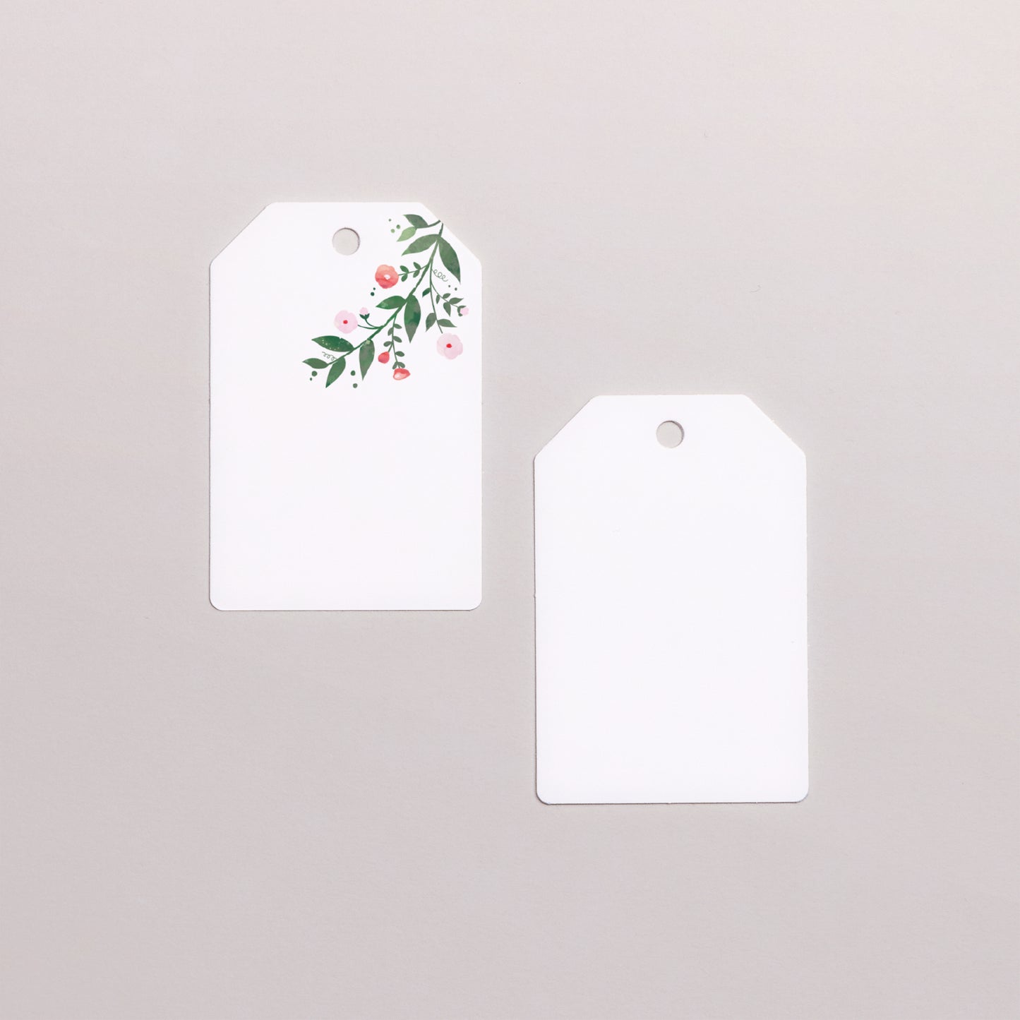 Cadeaulabel Huwelijk Vlag Zomerbloemen II foto N° 1