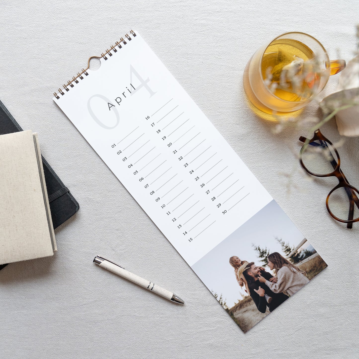 Kalender Eindejaar Perpetueel klassiek foto N° 3