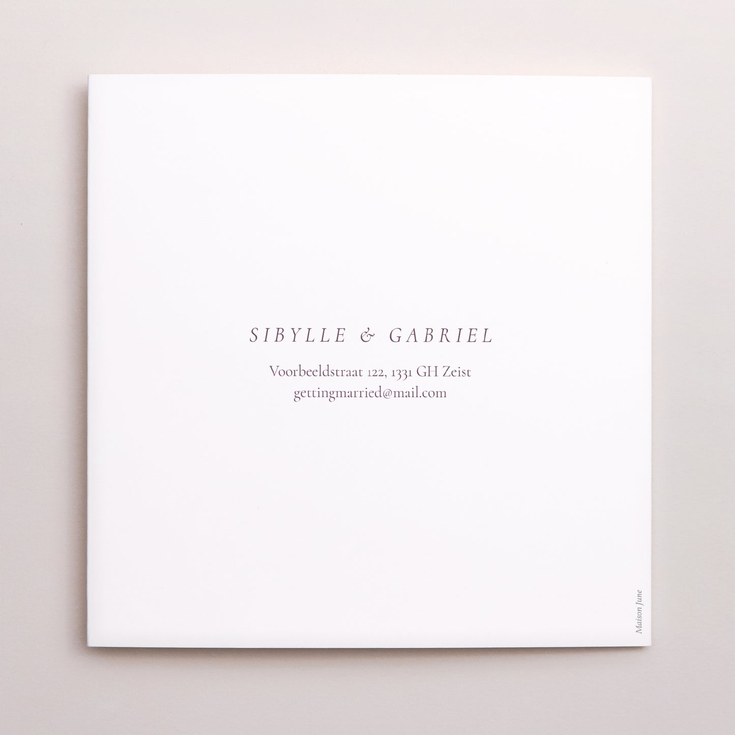 Uitnodigingskaart Huwelijk Drieluiks vensteropening Boeket van lavendel foto N° 3