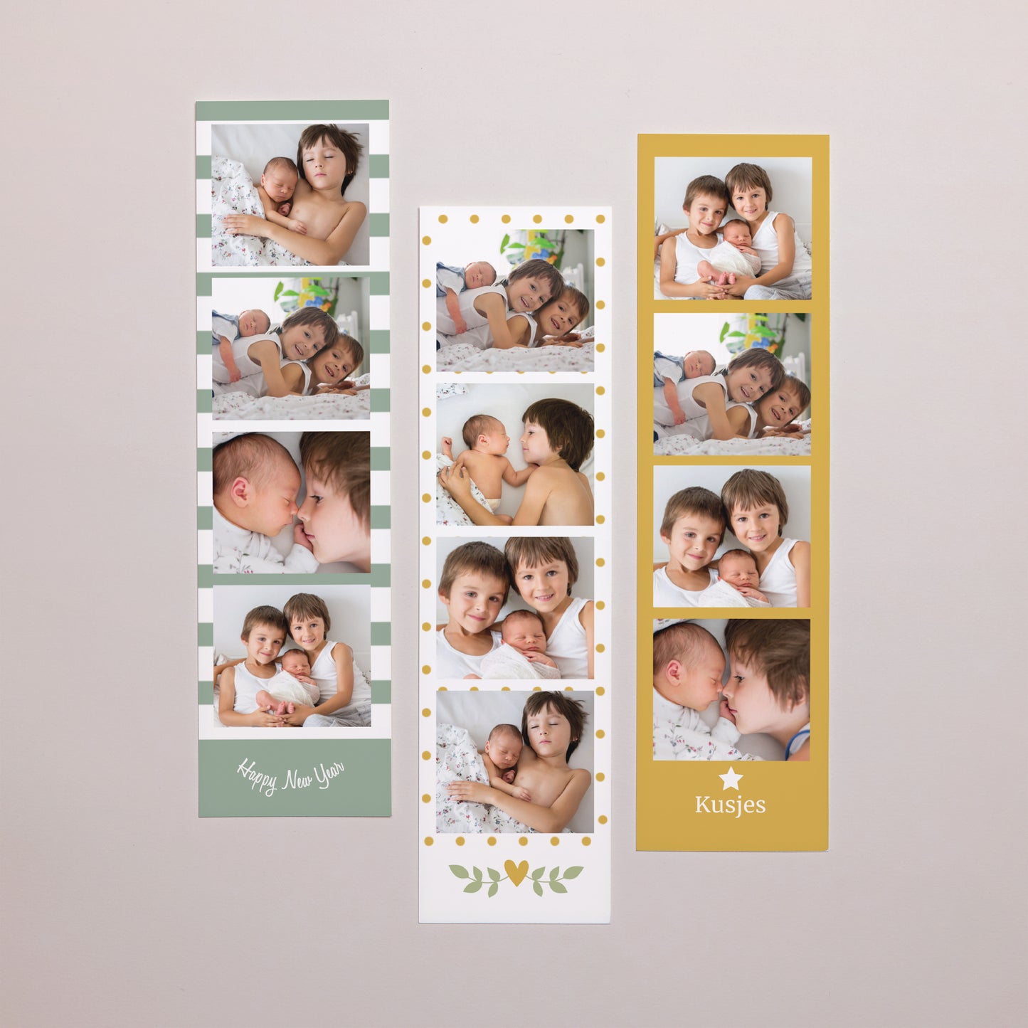 Fotoprint Foto's Set van 3 Geel en groen foto N° 1