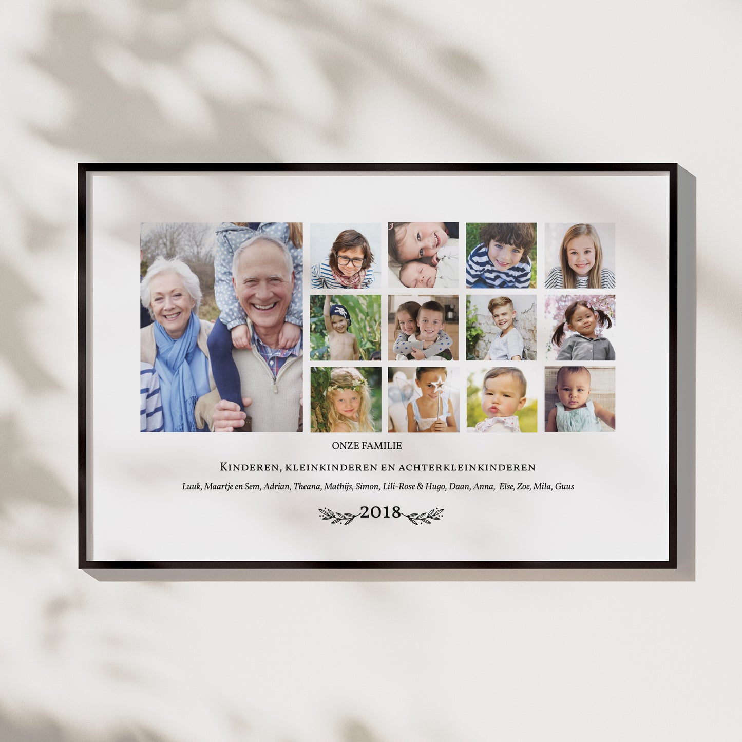 Poster Foto's Landschap 90 x 60 cm De familie foto N° 1