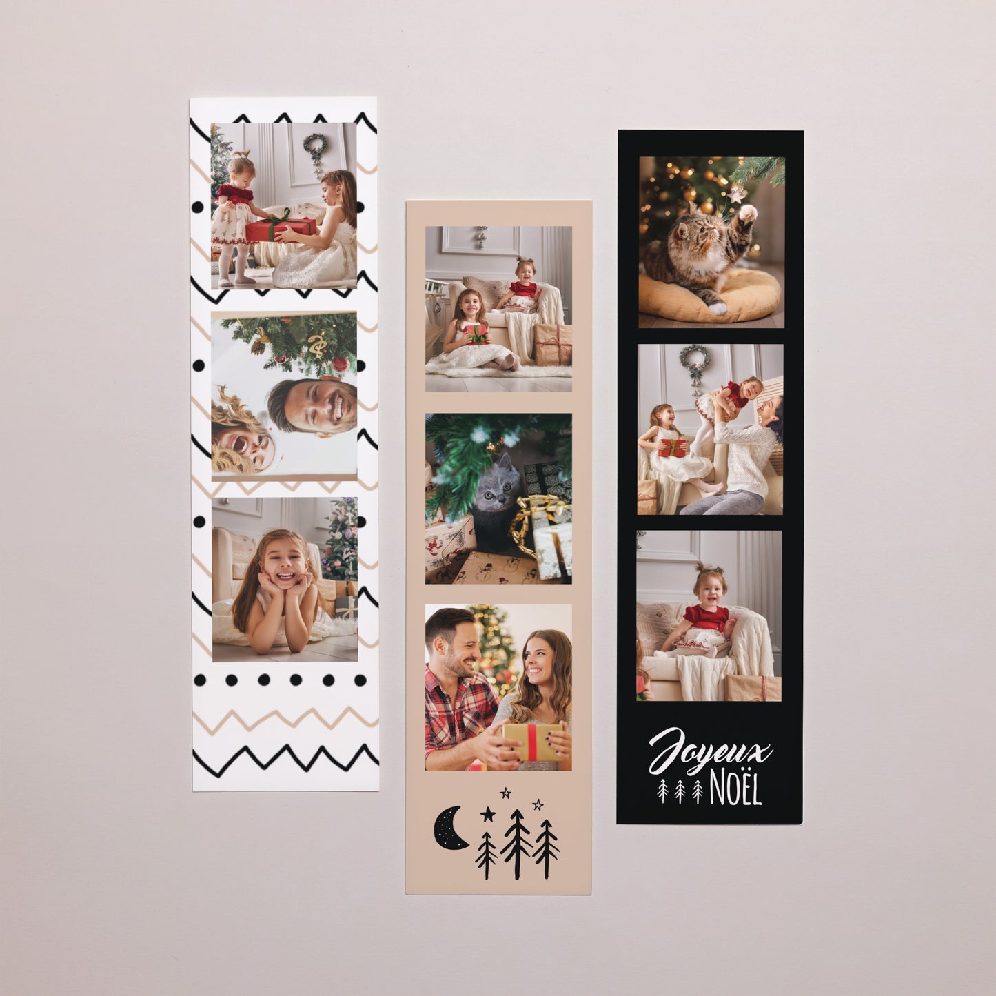 Fotoprint Foto's Set van 3 Chevrons Kerst II foto N° 1