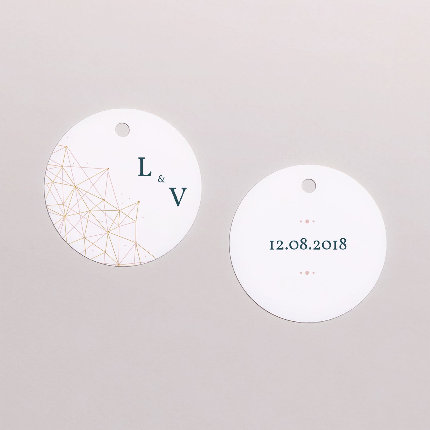Cadeaulabel Huwelijk Ronde Sterrenbeeld foto N° 1