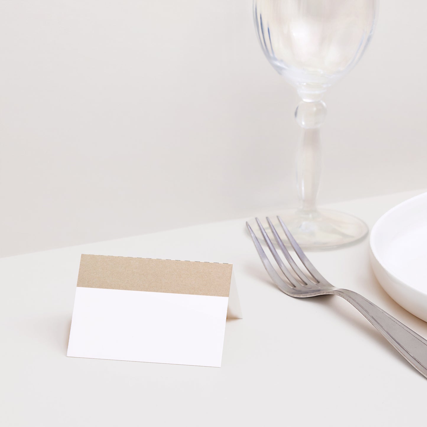 Naamkaartjes Huwelijk 2 luiken Kraft & Kleur foto N° 2