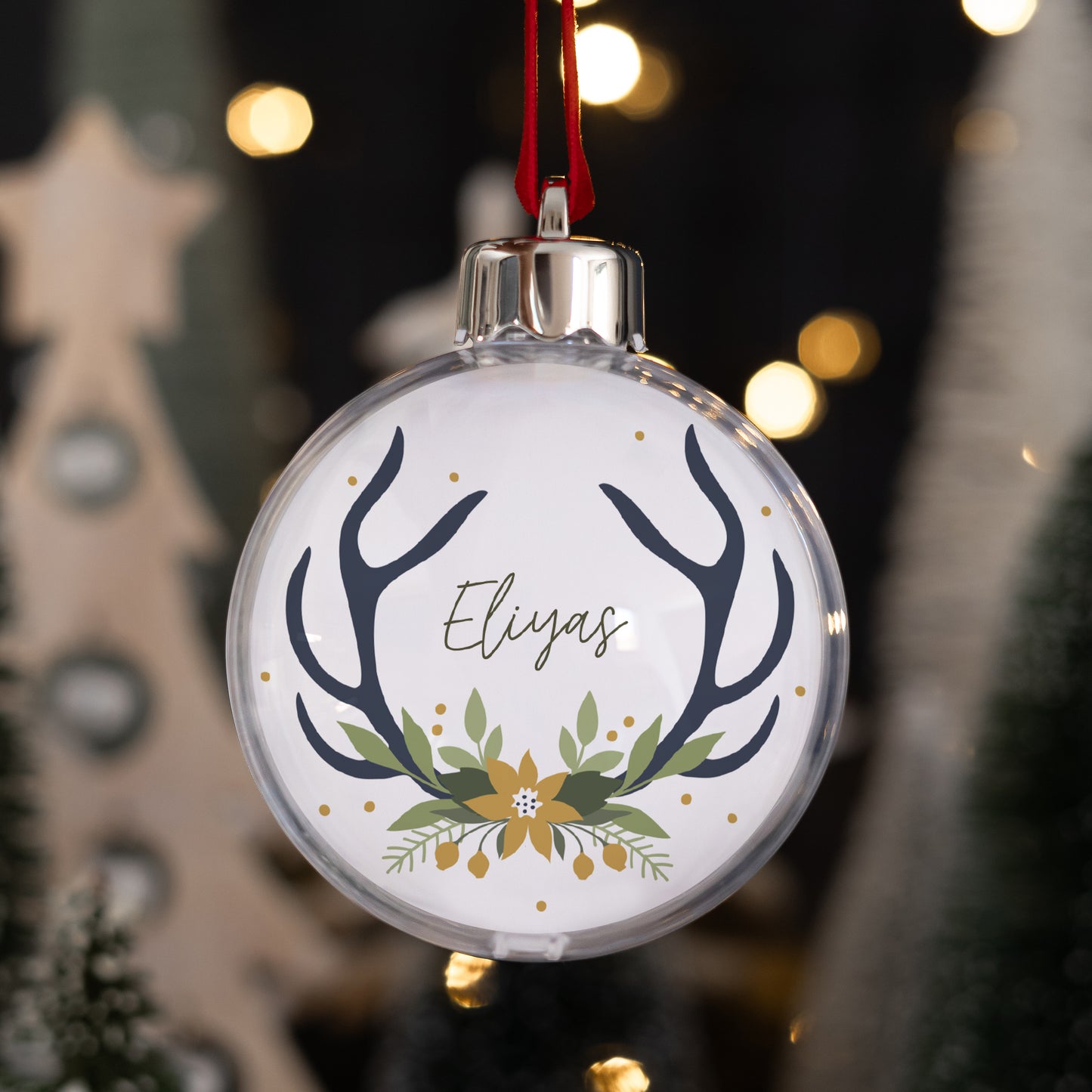 Kerstbal Eindejaar Ronde Scandinavische kerst foto N° 1