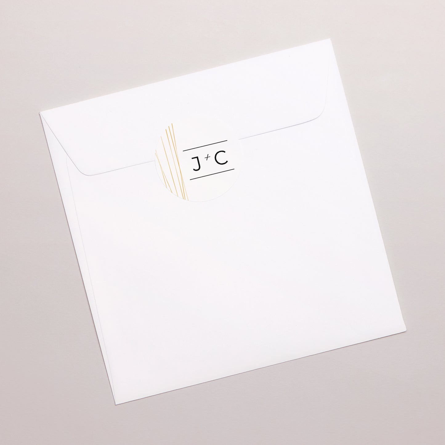 Sticker Huwelijk Cirkel Minimalistisch Chic foto N° 3