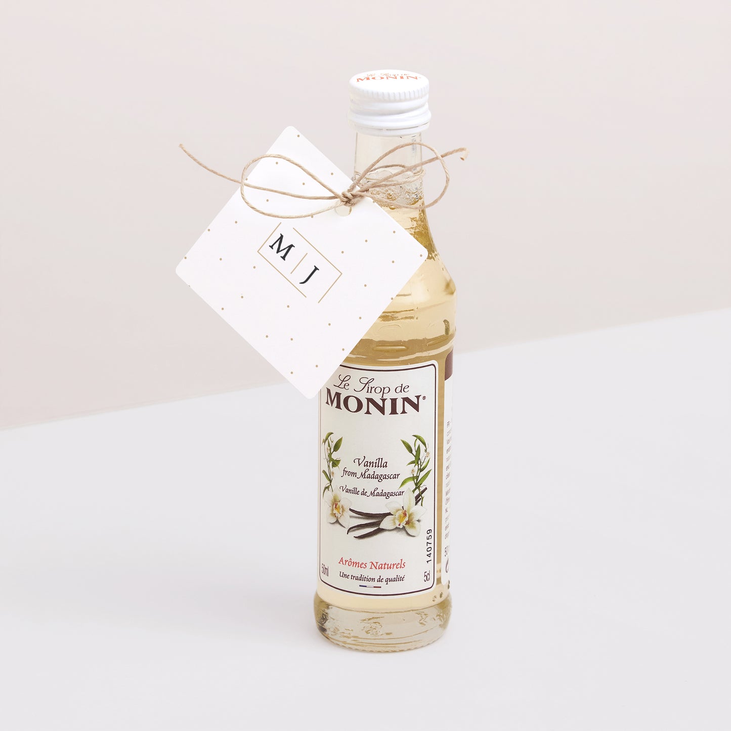 Cadeaulabel Huwelijk Vierkant Touches van goud foto N° 3