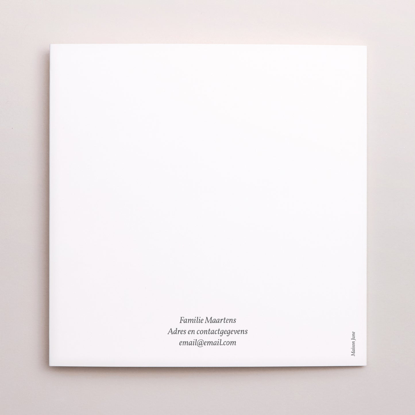 Uitnodigingskaart Doop Dubbel vierluik Regenboog foto N° 3