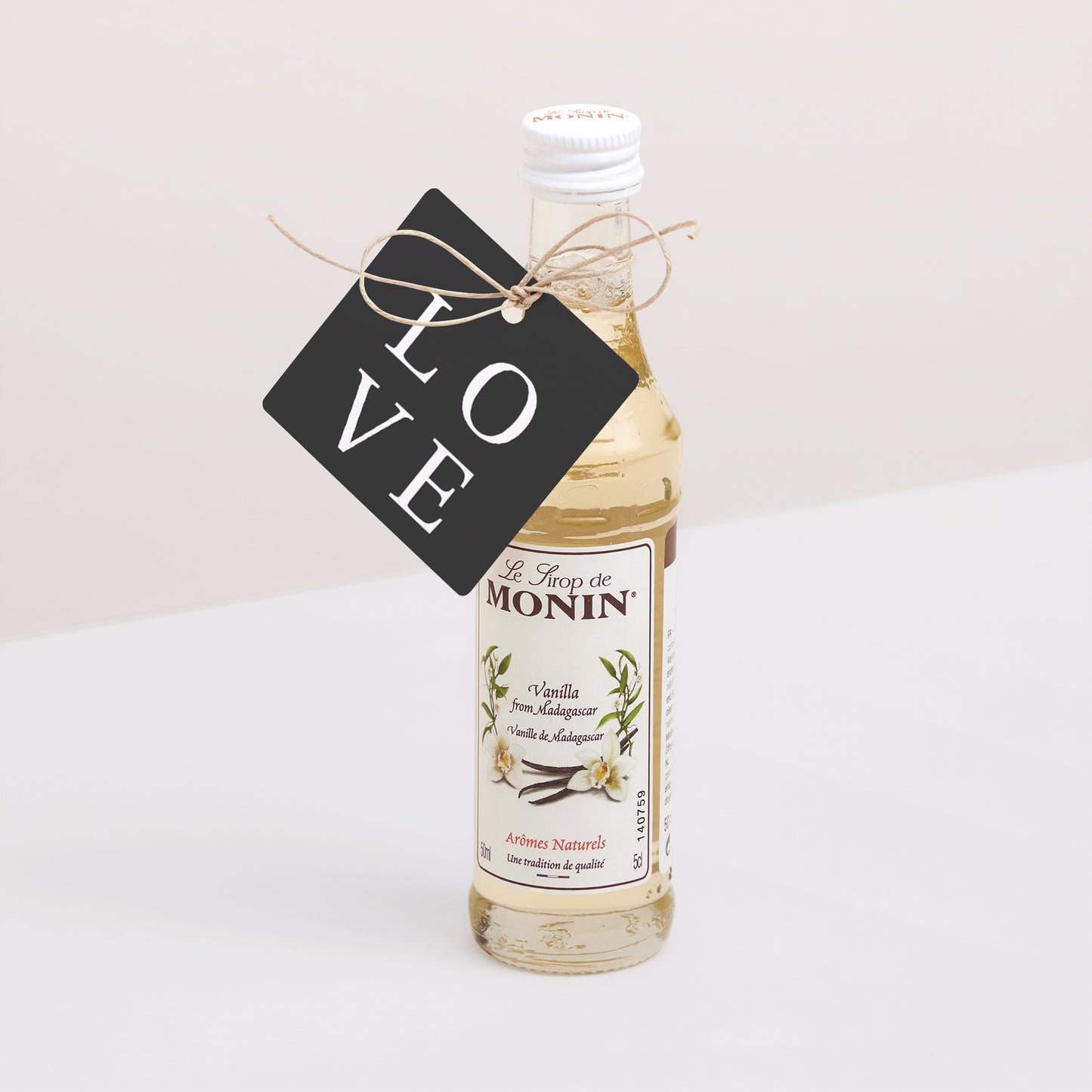 Cadeaulabel Huwelijk Vierkant Typografisch vierkant foto N° 3