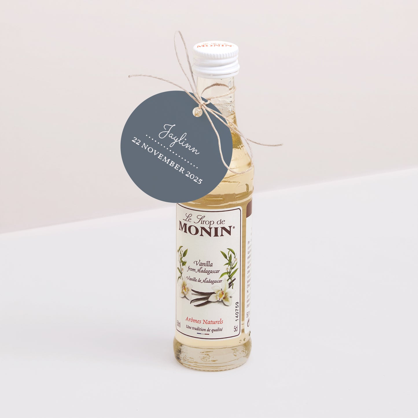 Cadeaulabel Geboorte Ronde Robe à Pois foto N° 3