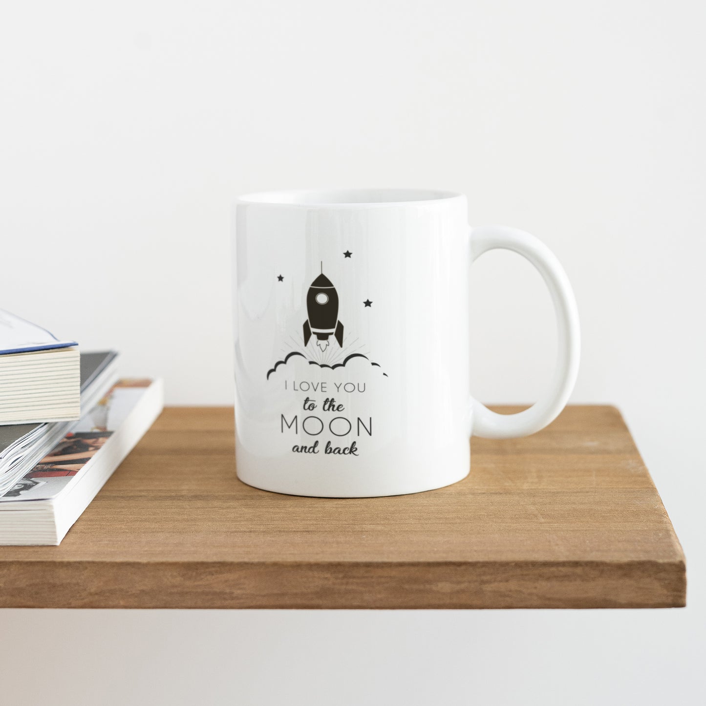 Mok Objecten Wit Naar de maan II foto N° 4