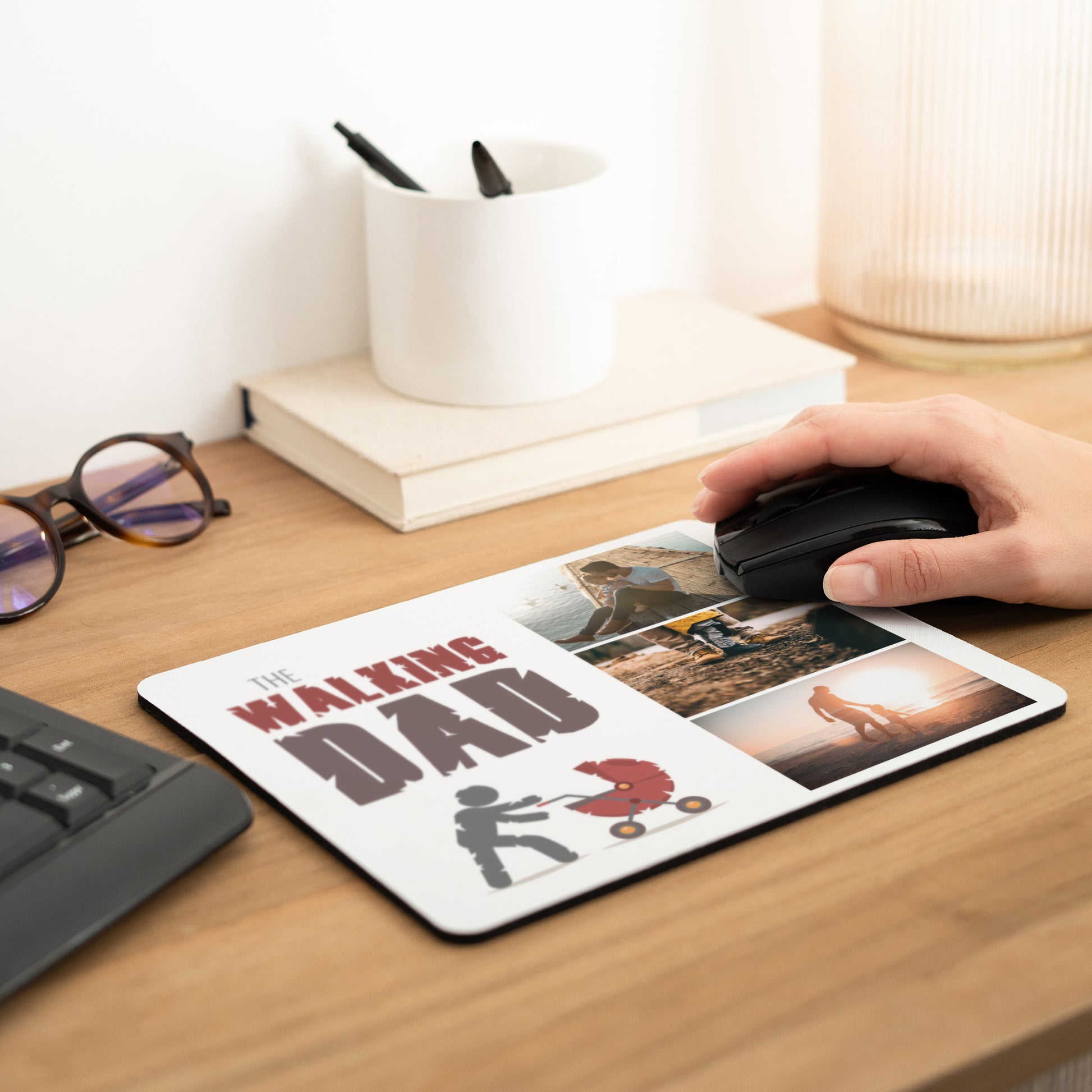 Muismat Objecten Rechthoek De wandelende geek foto N° 2