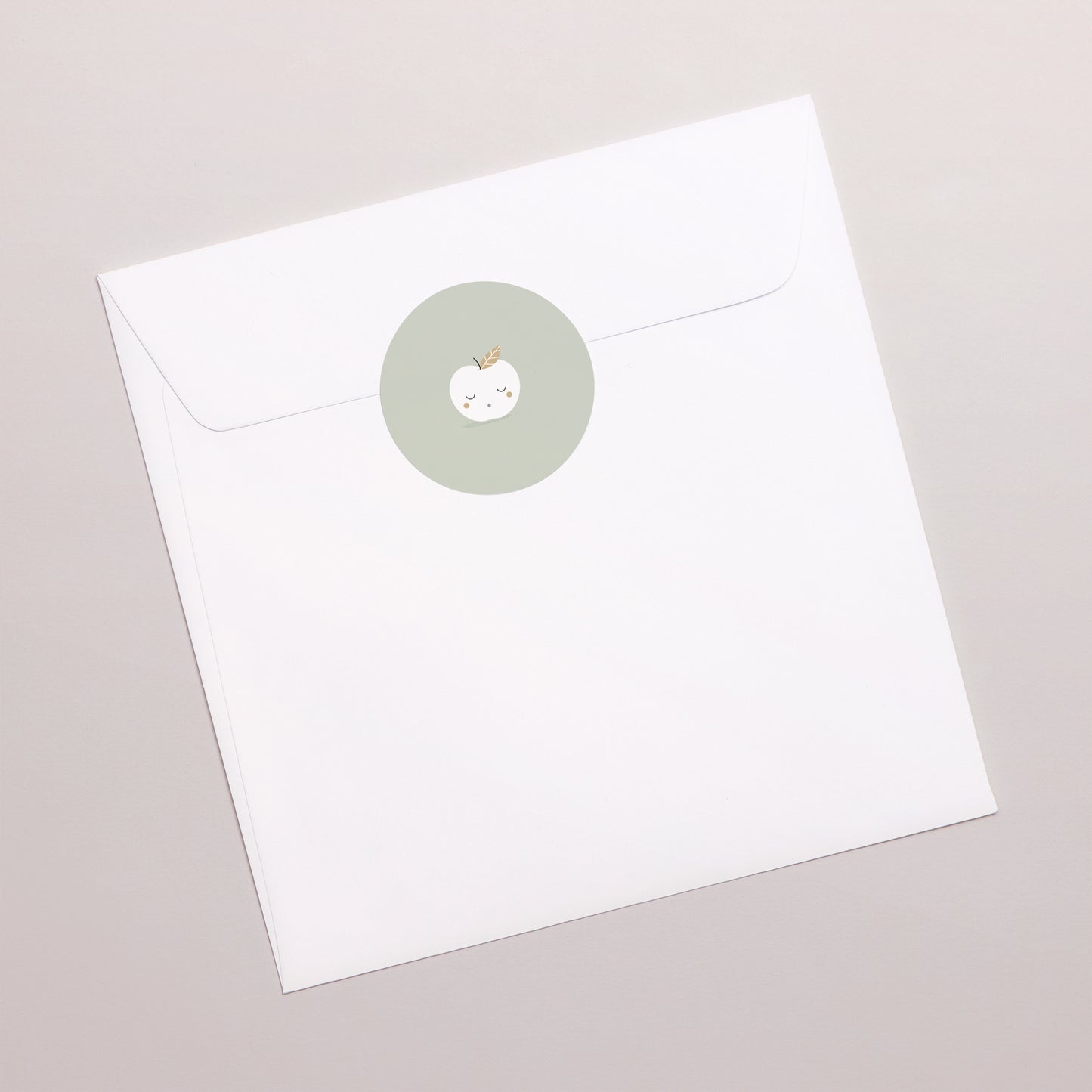 Sticker Geboorte Cirkel Gouden appel foto N° 3